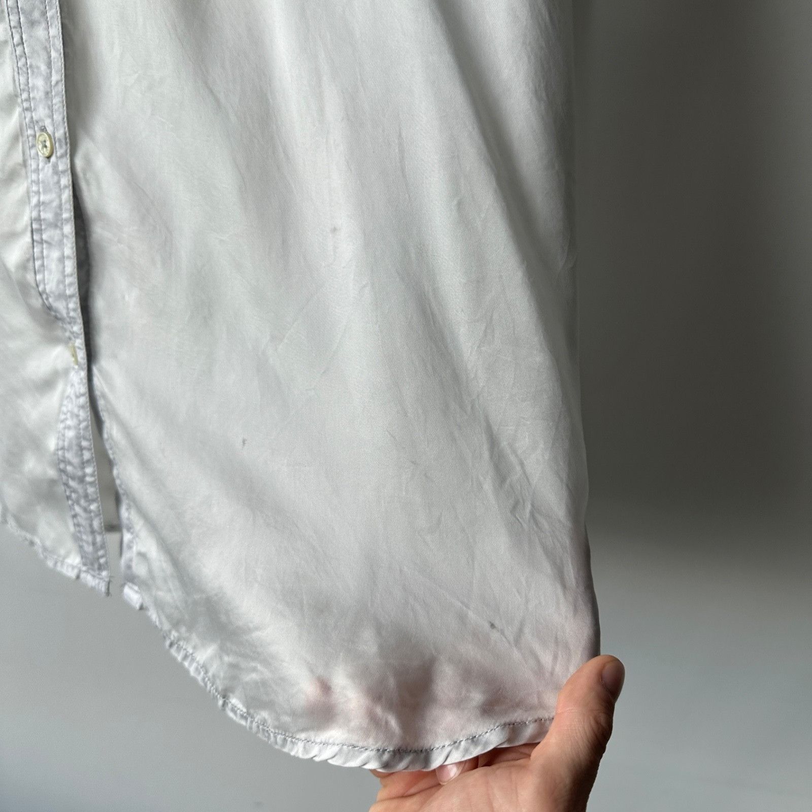 Zadig & Voltaire Zadig & Voltaire Oversized Satin Shirt Blouse 9444AC Size L / US 10 / IT 46 - 5 Thumbnail