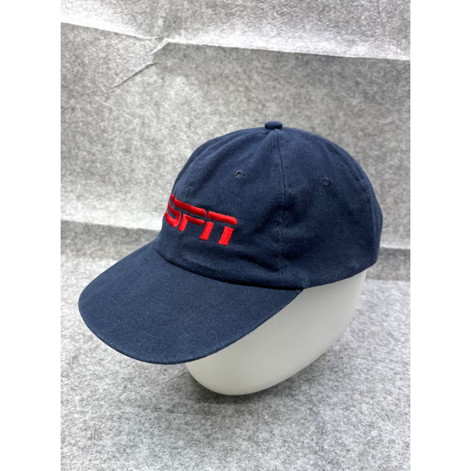 Chanel HeadShot ESPN Hat Cap Strap Back Adult One Size Blue Red Cotton Sports Channel Baseball Cap Mens Size ONE SIZE - 4 Thumbnail