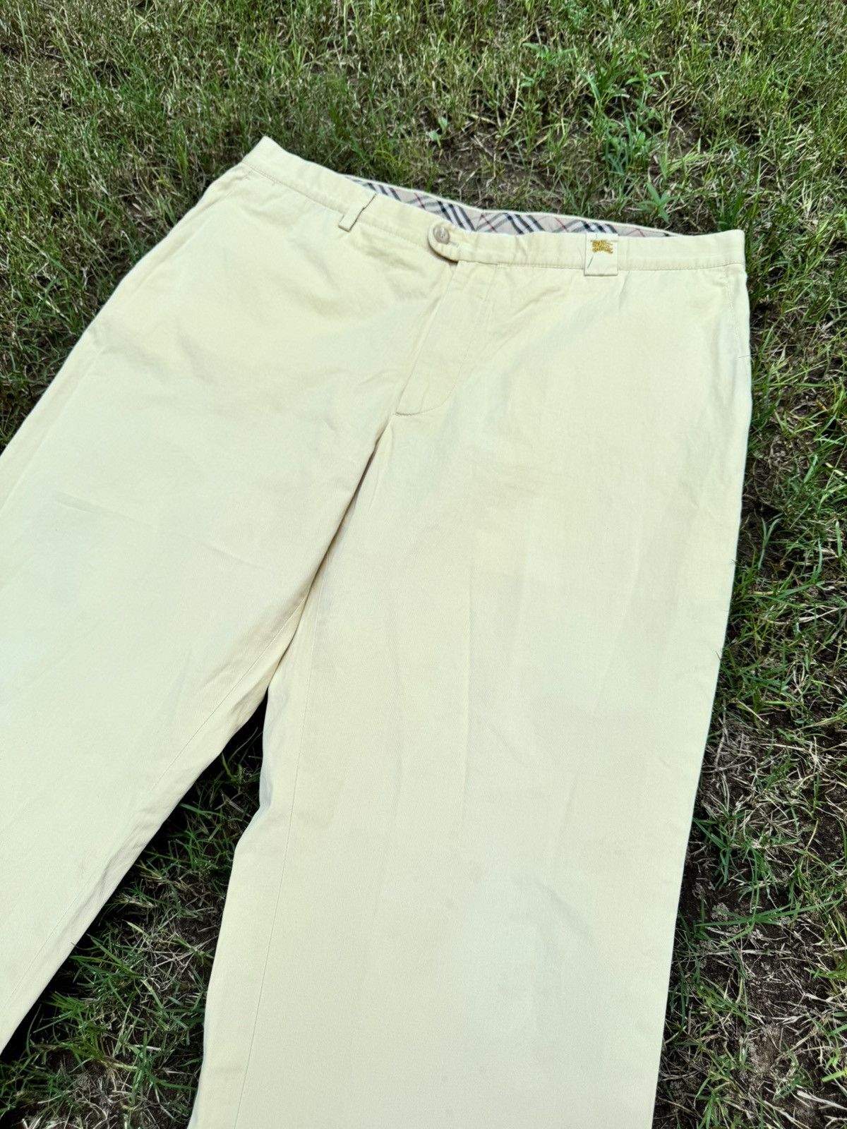 Burberry Burberry London cream trousers Size US 44 / EU 60 - 4 Thumbnail