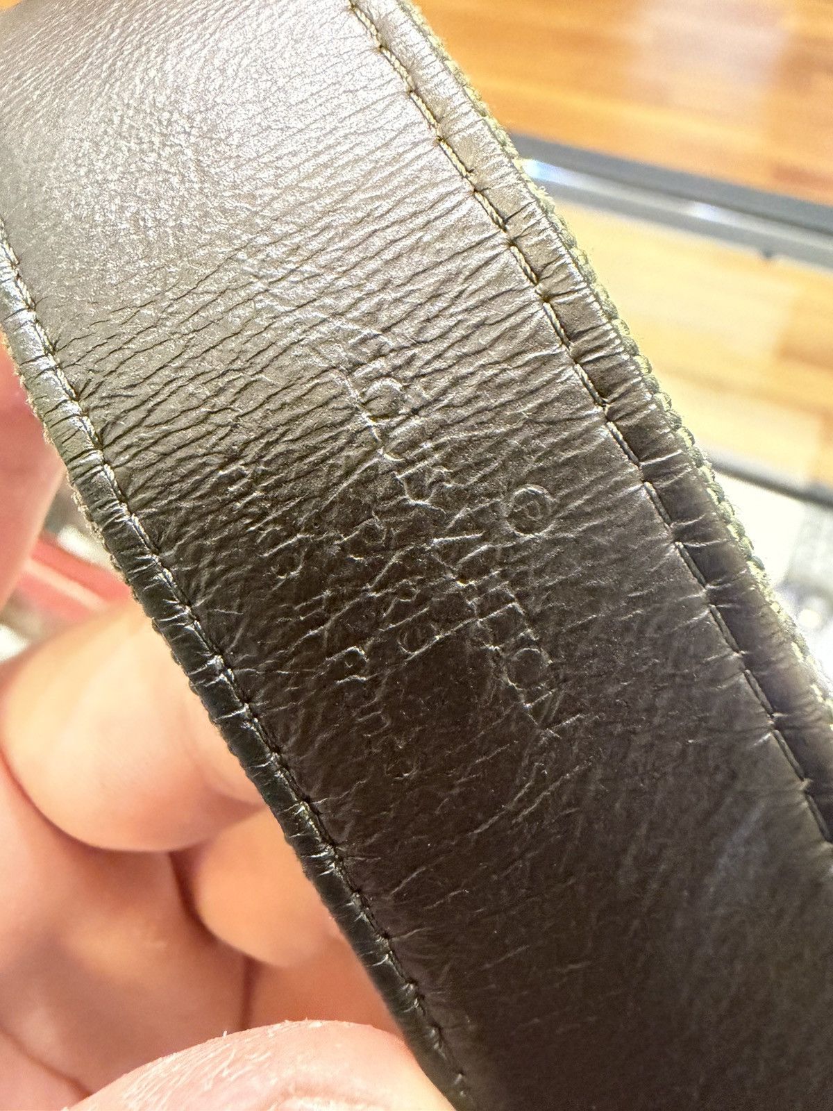 Louis Vuitton Louis Vuitton Canvas Monogram Belt - Green Size 32 - 4 Thumbnail