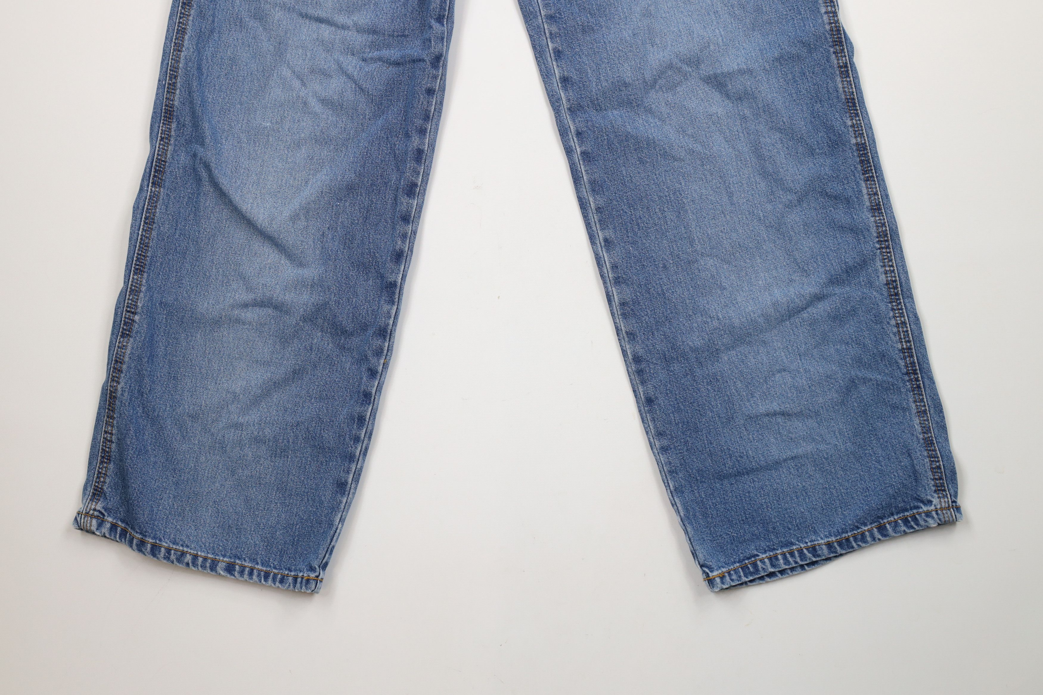 Ralph Lauren × Vintage Vintage 90s Ralph Lauren Spell Out Wide Leg Drawstring Jeans Size US 32 / EU 48 - 4 Thumbnail