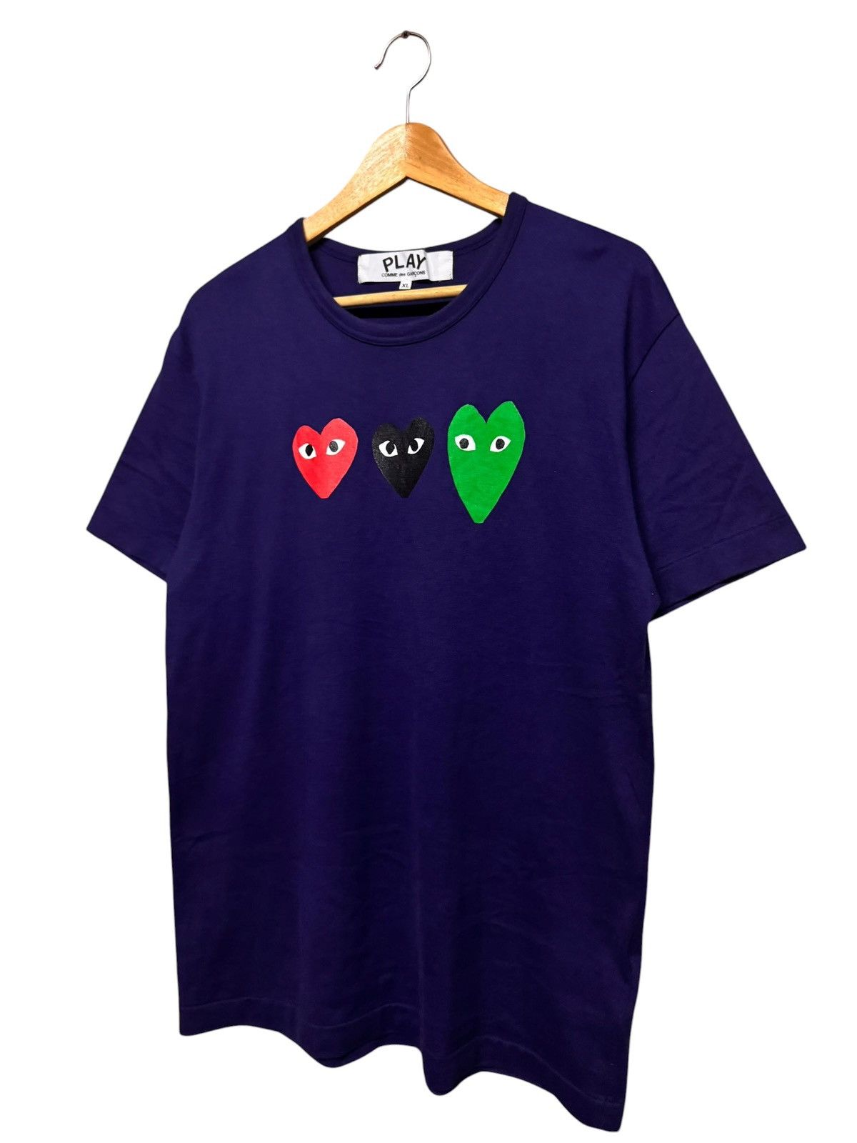 Comme des Garcons PLAY AD2017 Comme Des Garcons Play Tee Size US XL / EU 56 / 4 - 4 Thumbnail