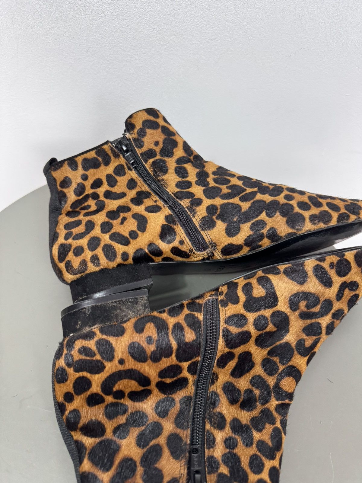Other Women’s Leopard Print Faux Pointed Toe Ankle Boots Size 40 Size US 9 / IT 39 - 11 Thumbnail