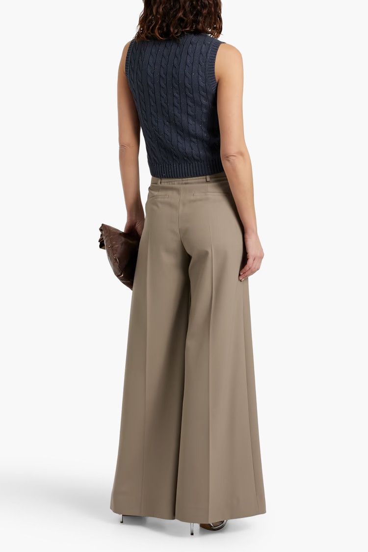 Brunello Cucinelli o1y0825 Crewneck Sleeveless Sweater in Navy Blue Size S / US 4 / IT 40 - 3 Thumbnail
