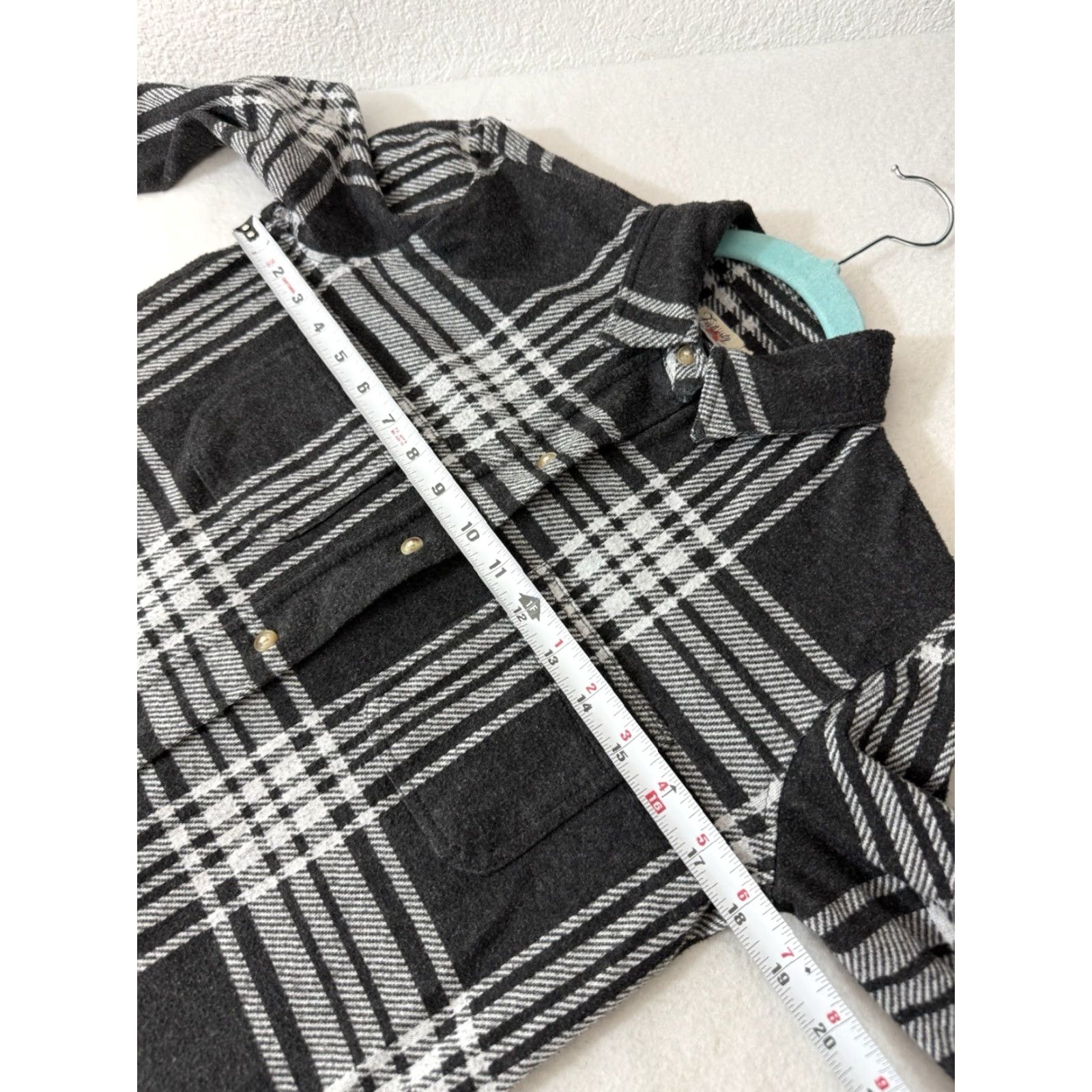 Faherty Faherty Shirt Gray Plaid Flannel Button Up Collared Women XS Size XS / US 0-2 / IT 36-38 - 2 Thumbnail