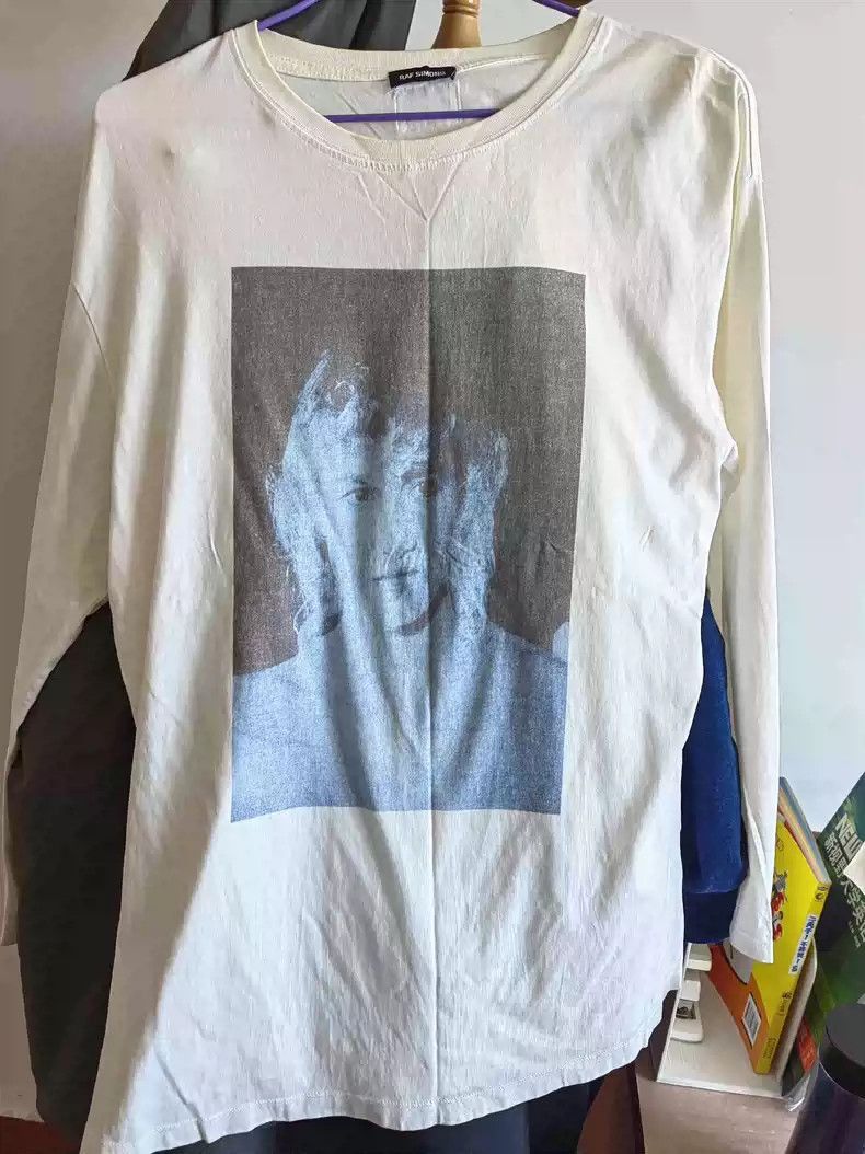 Raf Simons Portrait printing loose long sleeves-2505