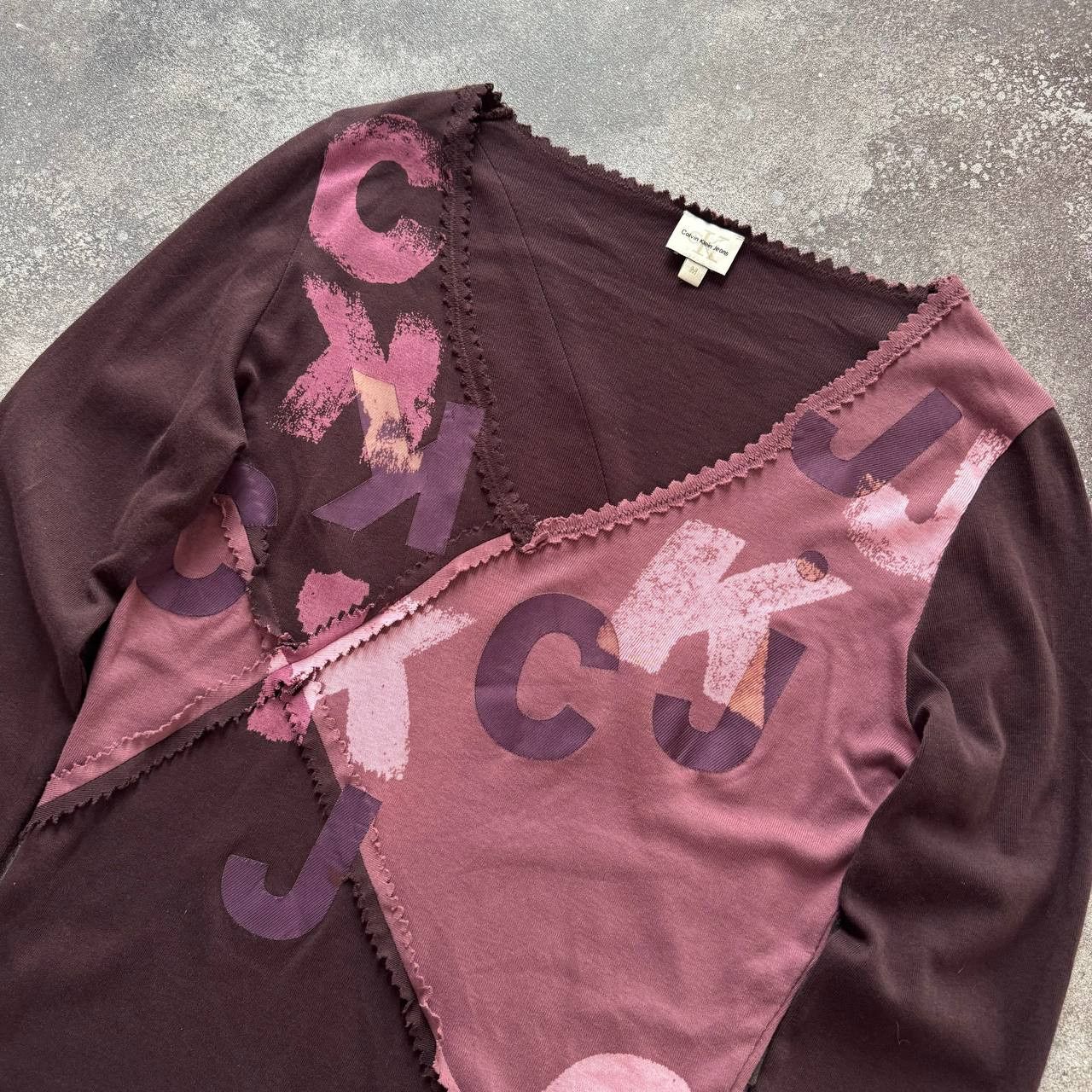 Calvin Klein 205W39NYC × Hysteric Glamour × Japanese Brand Calvin Klein Jeans Vintage Long Sleeve Top Size M / US 6-8 / IT 42-44 - 3 Thumbnail