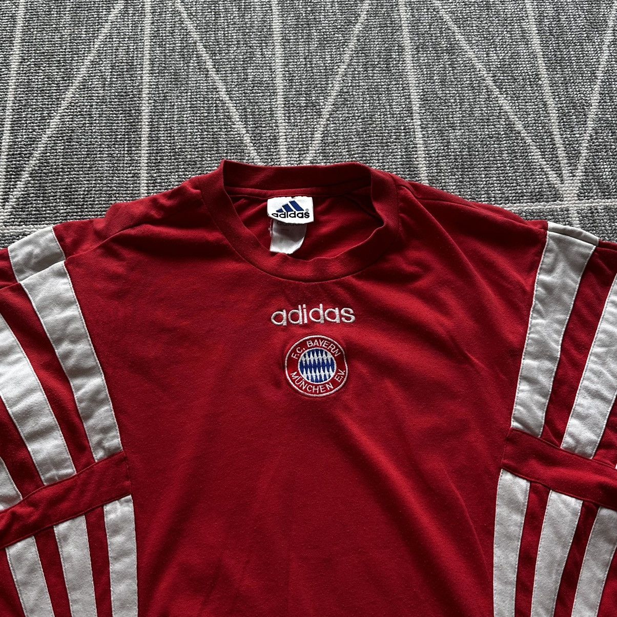 Adidas vintage adidas bayern monachium 90s training tee Size US L / EU 52-54 / 3 - 2 Thumbnail