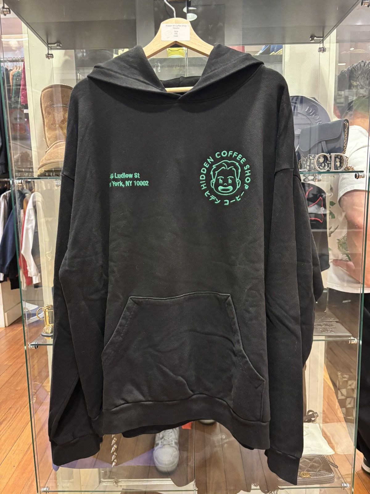 HIDDEN Hidden NY Coffee Shop Hooded Sweatshirt Size US XXL / EU 58 / 5 - 1 Thumbnail