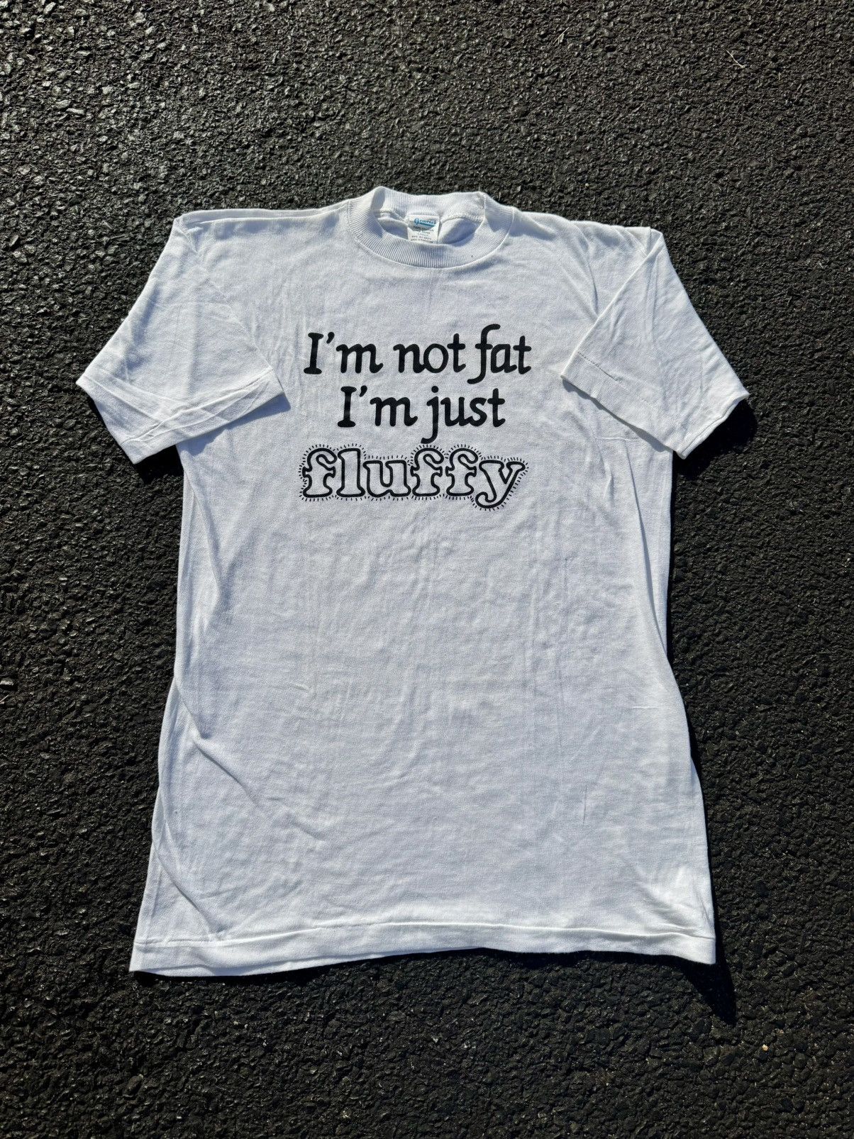 Vintage Vintage 1980’s Gemrock Fat Obese Funny Humor T-Shirt Size US L / EU 52-54 / 3 - 2 Thumbnail