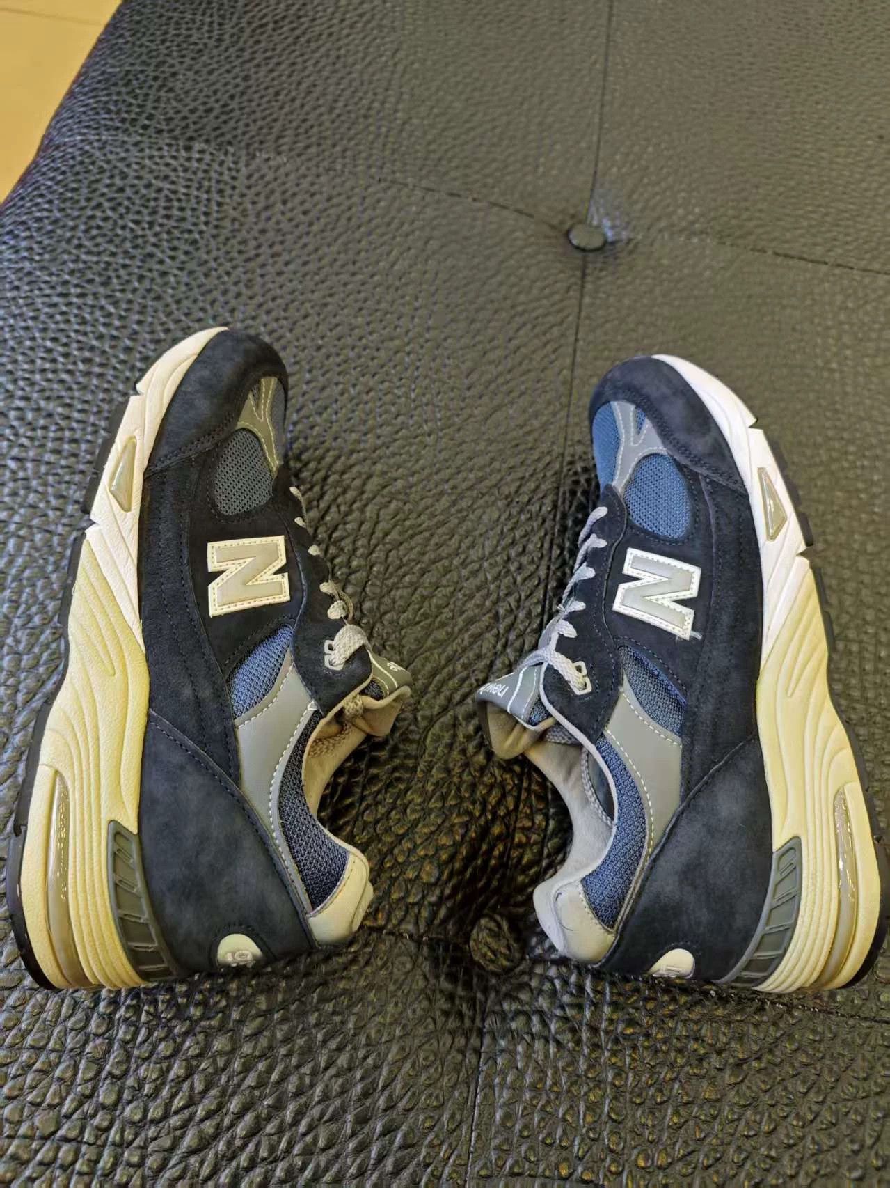 New Balance NEW BALANCE 991NV Men's UK Navy Retro Running Shoes Size US 9.5 / EU 42-43 - 8 Thumbnail