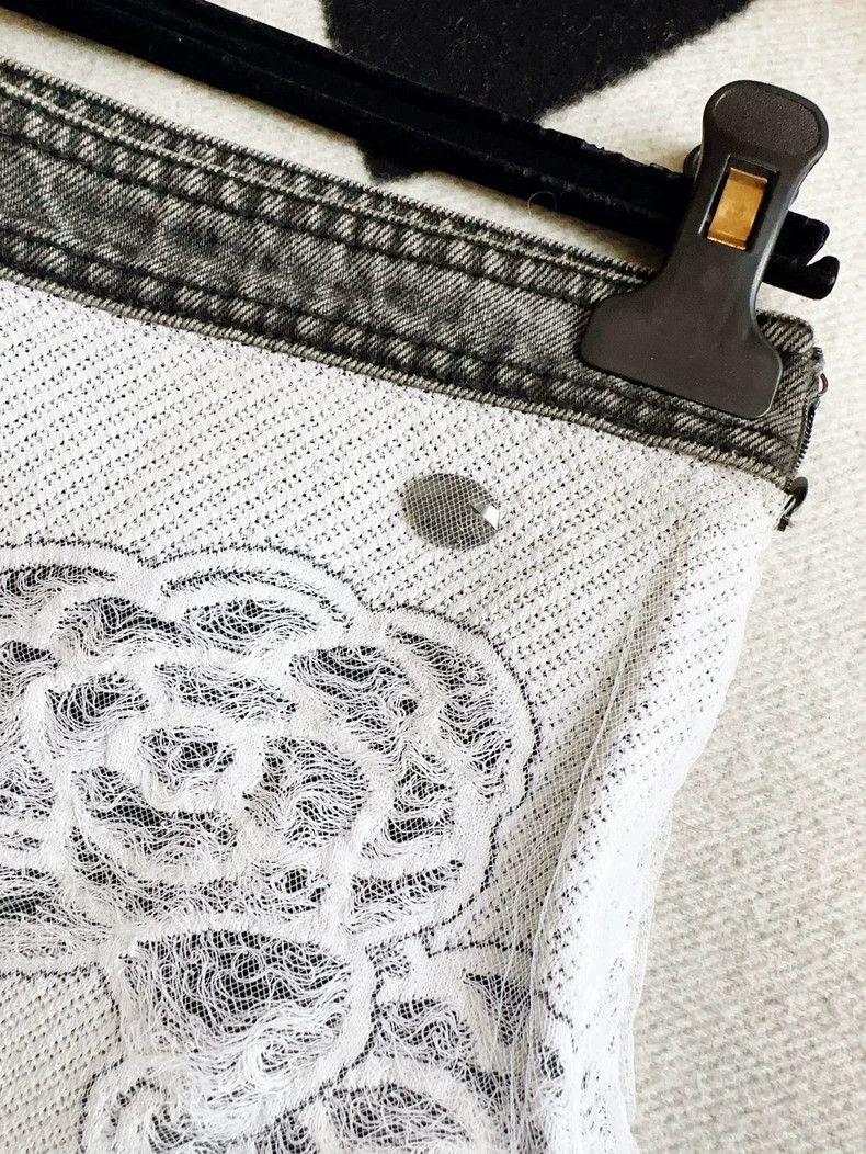 Chanel Chanel Waterfall series white black and gray hollow camell Size 25" / US 0 / IT 36 - 5 Thumbnail