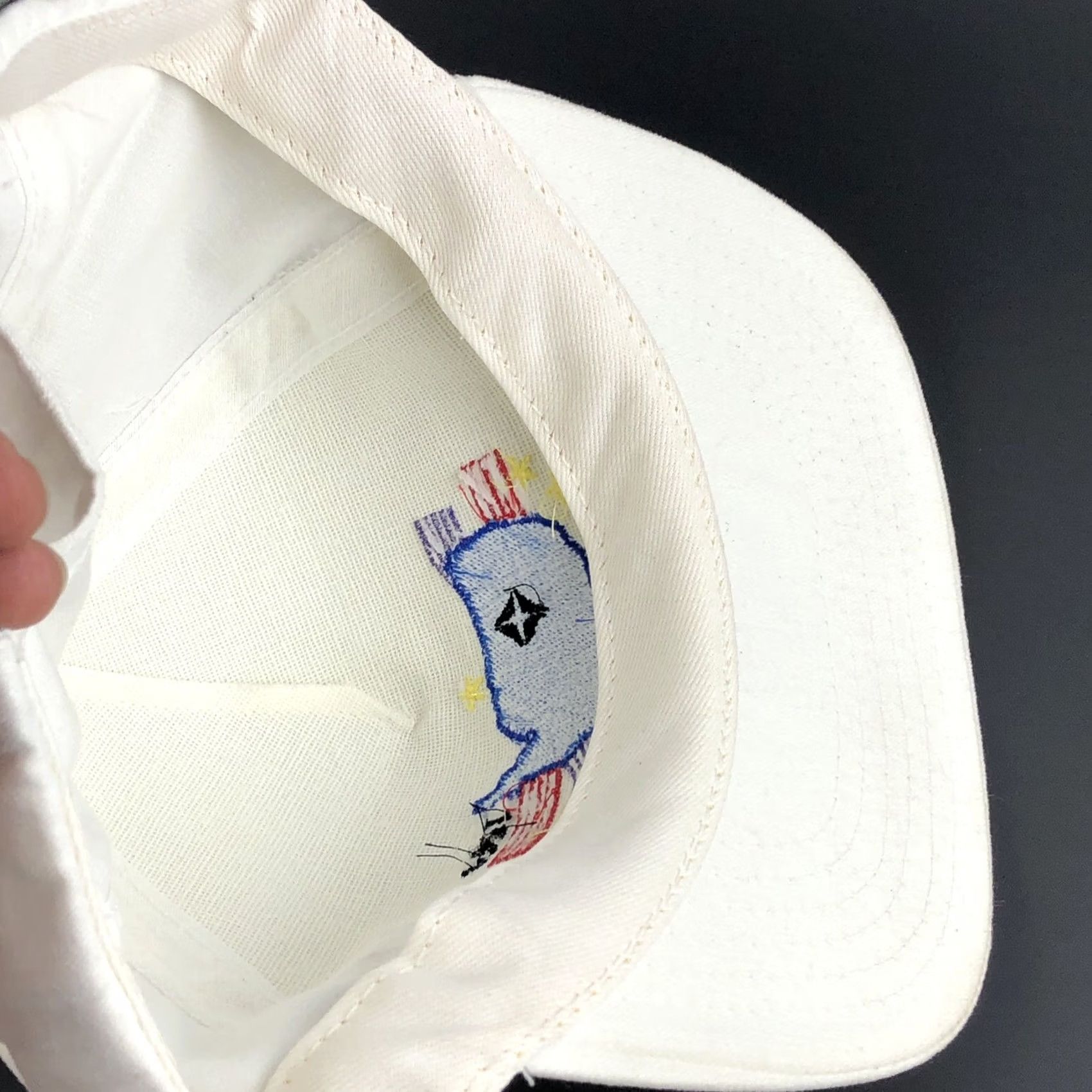 Vintage VINTAGE United States Trucker Hat Cap 90s Adjustable Strap Back USA TBCO White Men Size ONE SIZE - 6 Thumbnail