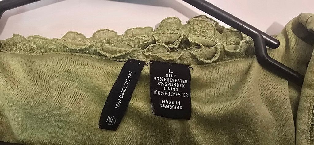 The Unbranded Brand Women's New Directions size large green tank top A1 Size L / US 10 / IT 46 - 3 Thumbnail