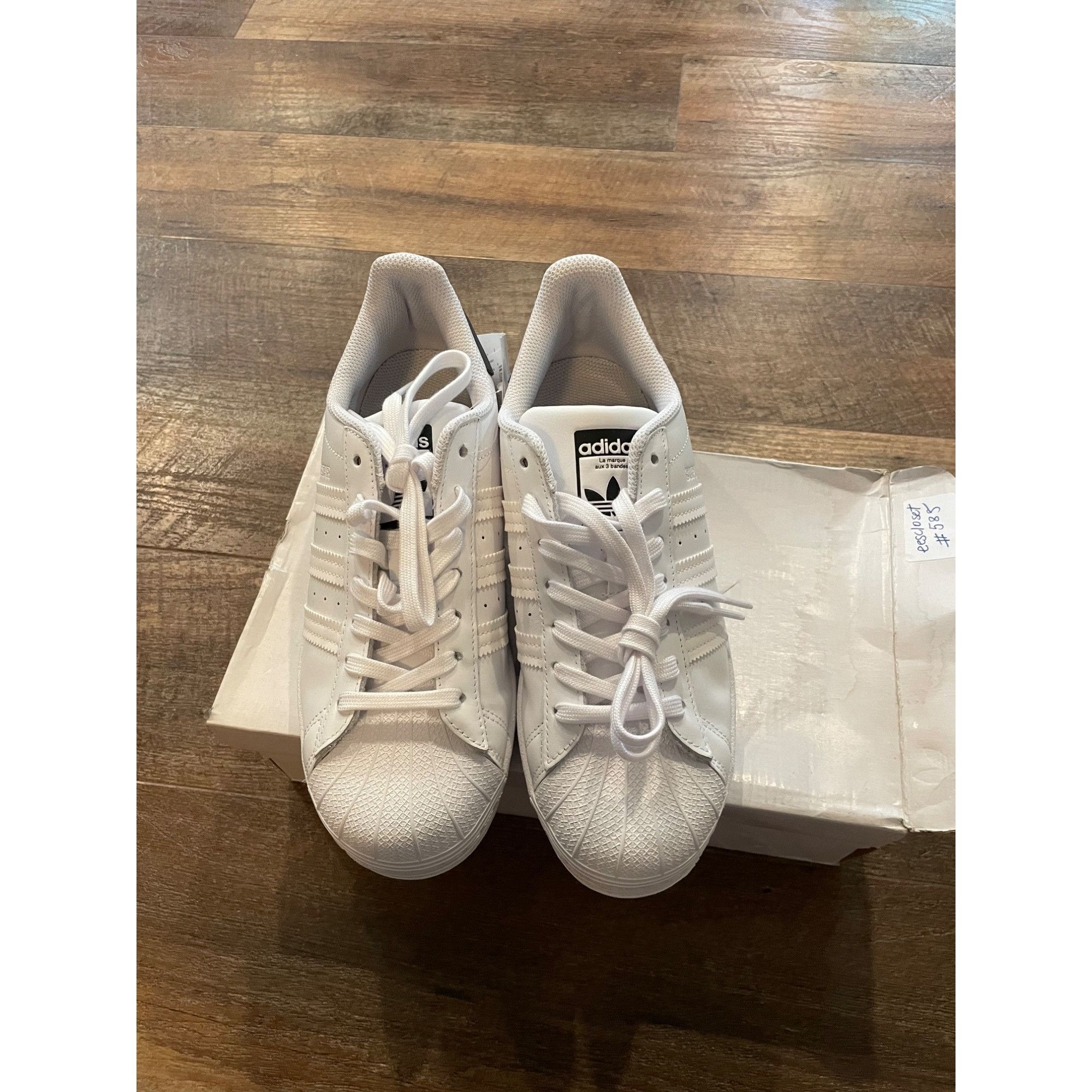 Adidas Adidas Superstar ‘Varsity Pack’ White/Black Sneakers Men’s 7 Size US 7.5 / EU 40-41 - 5 Thumbnail