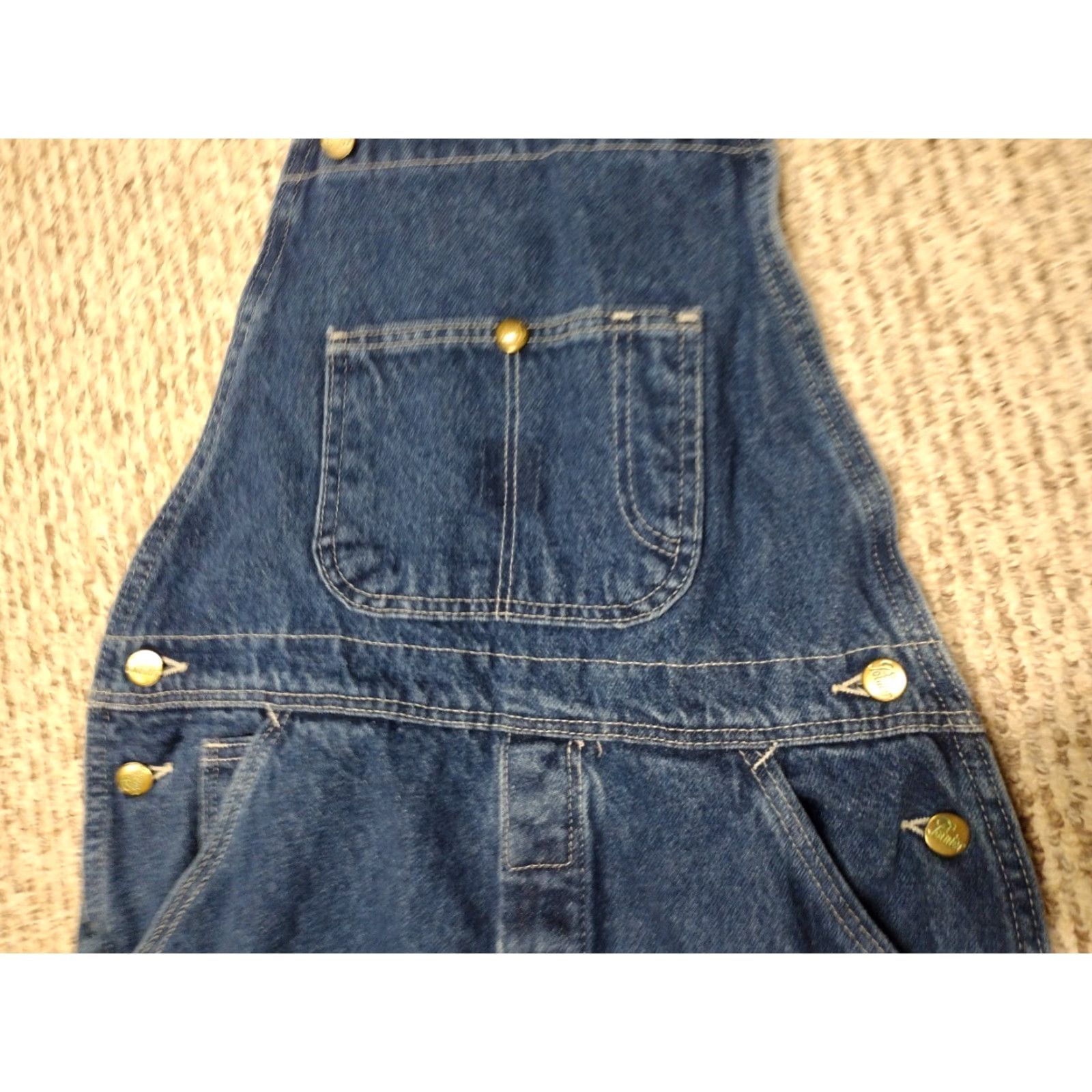 J Brand VINTAGE Pointer Brand Denim Overalls Bibs Mens 30 USA Outdoors Hunting Denim Overalls Pointer Brand Mens 30 Blue Vintage 90s Farming Size US 30 / EU 46 - 2 Thumbnail