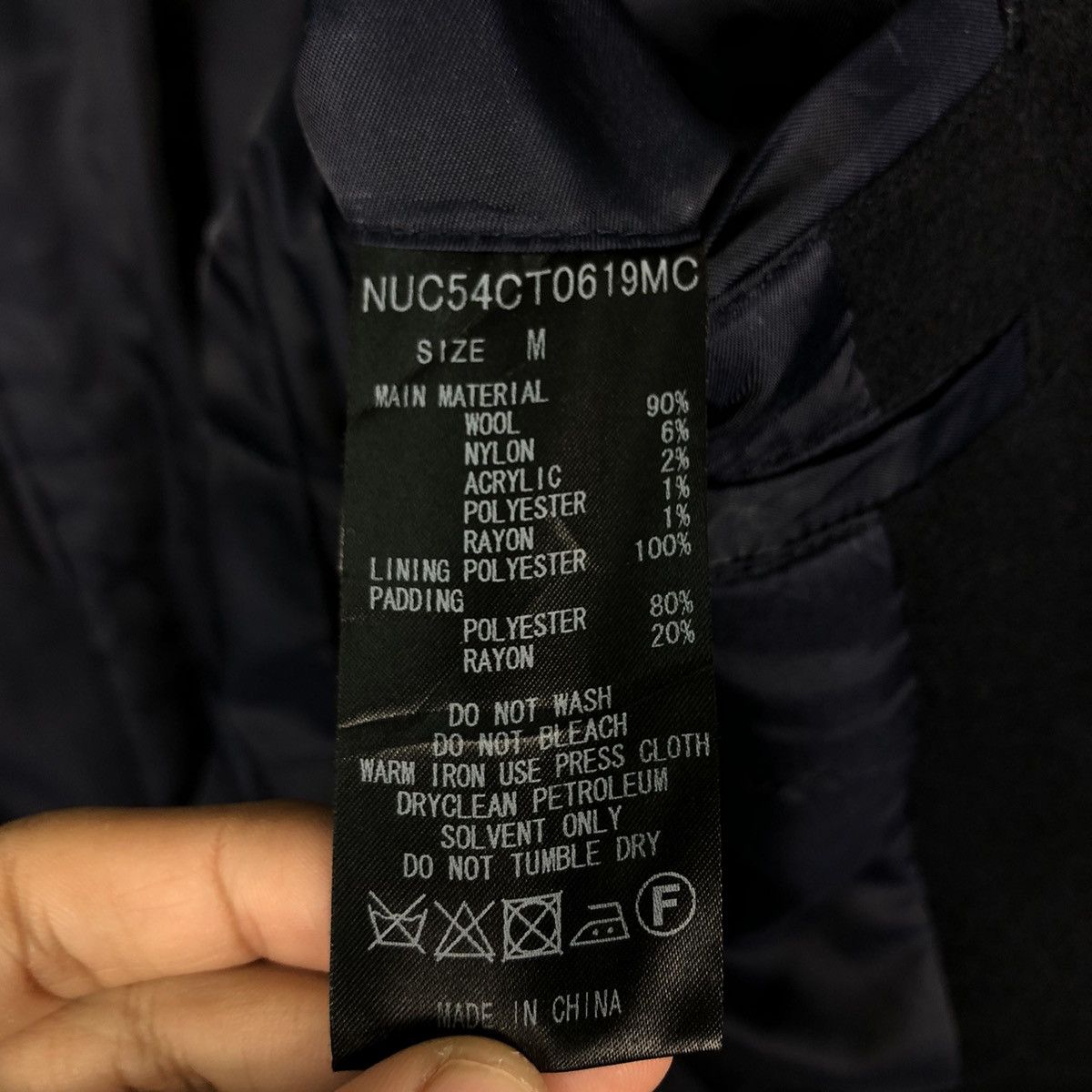 Issey Miyake 🔥Rich Black Vintage Wool Jacket Biker Nano Universe Tokyo Size US M / EU 48-50 / 2 - 18 Thumbnail