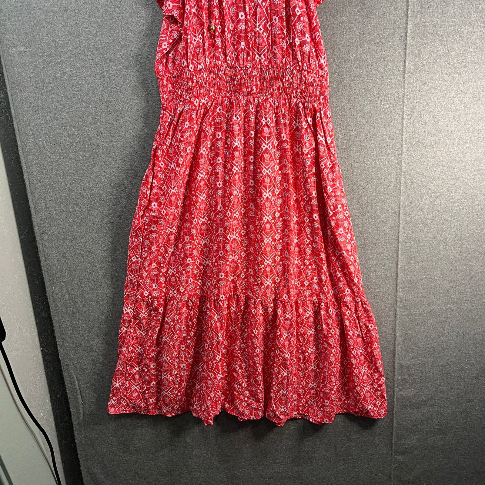 Other Destination 365 Short-Sleeve Midi Dress with Smo Size XS / US 0-2 / IT 36-38 - 4 Thumbnail