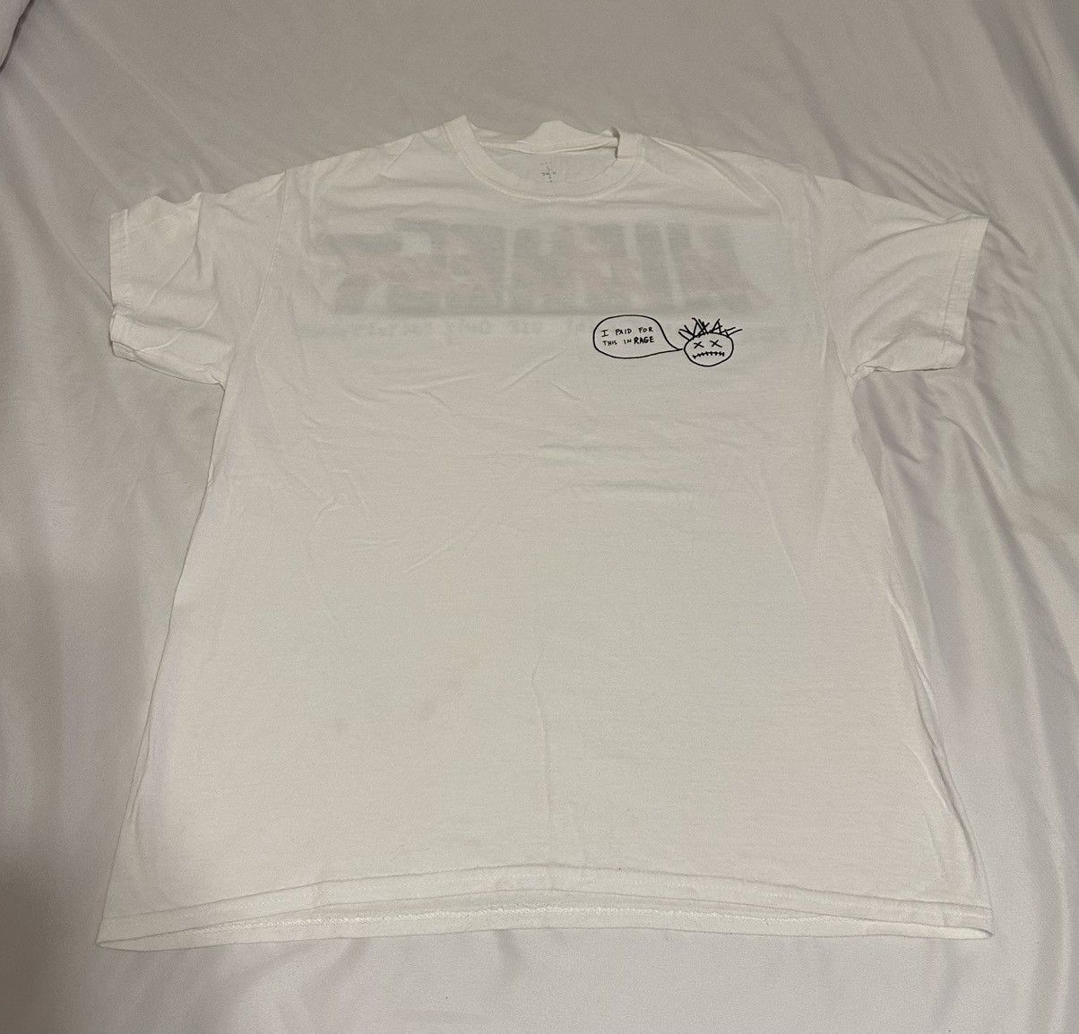 Travis Scott Travis Scott I Paid For This In Rage Tee Size US M / EU 48-50 / 2 - 1 Thumbnail