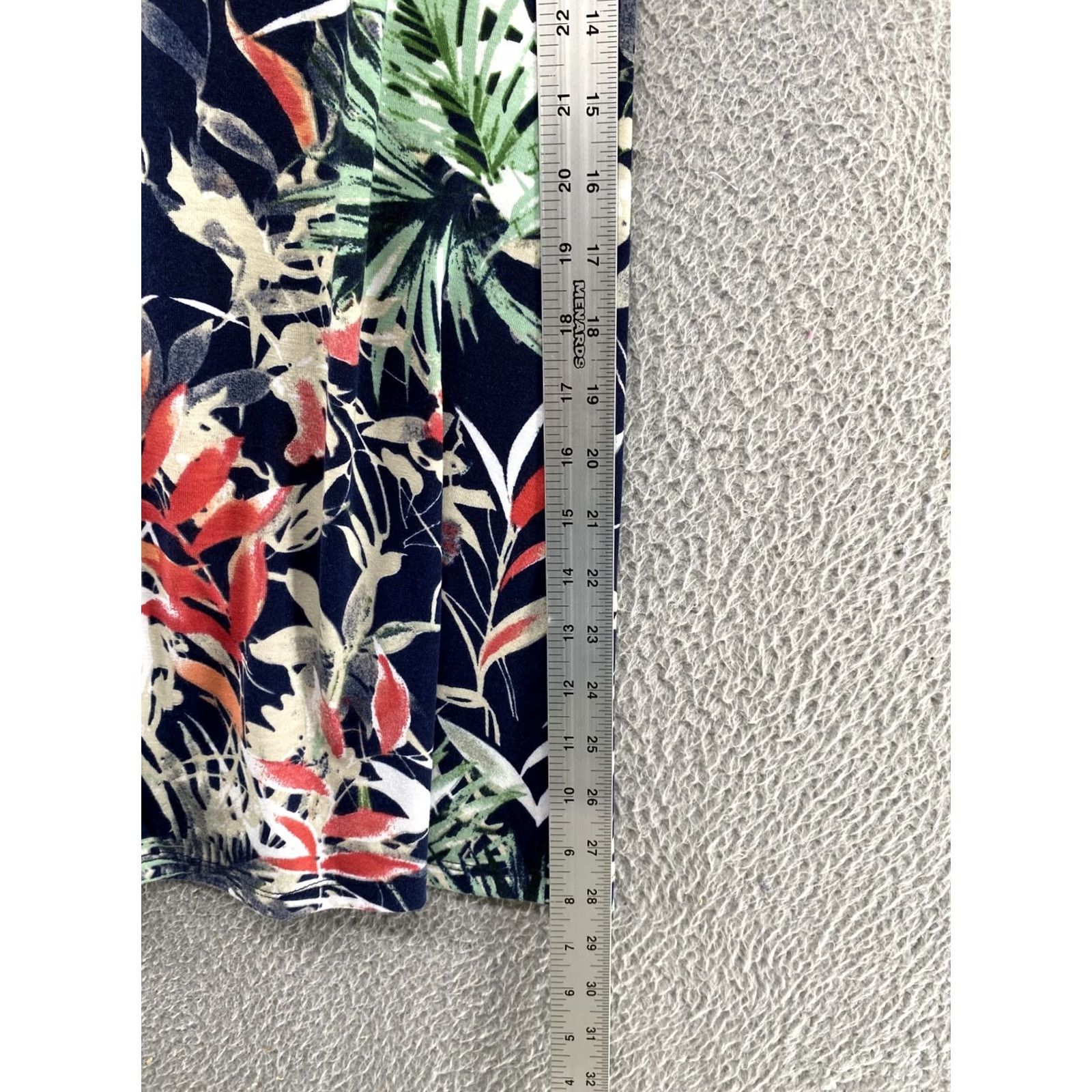 Faded Glory NWT Faded Glory Floral Hawaiian Midi Skirt Plus Size 4X Women Multicolor A-Line Beach 90s? Size 40" / US 18 - 5 Thumbnail