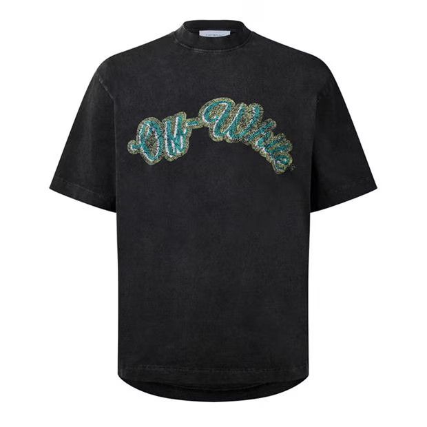 image of Off White O1G2R1Mq0424 T-Shirts In Black, Men's (Size Small)