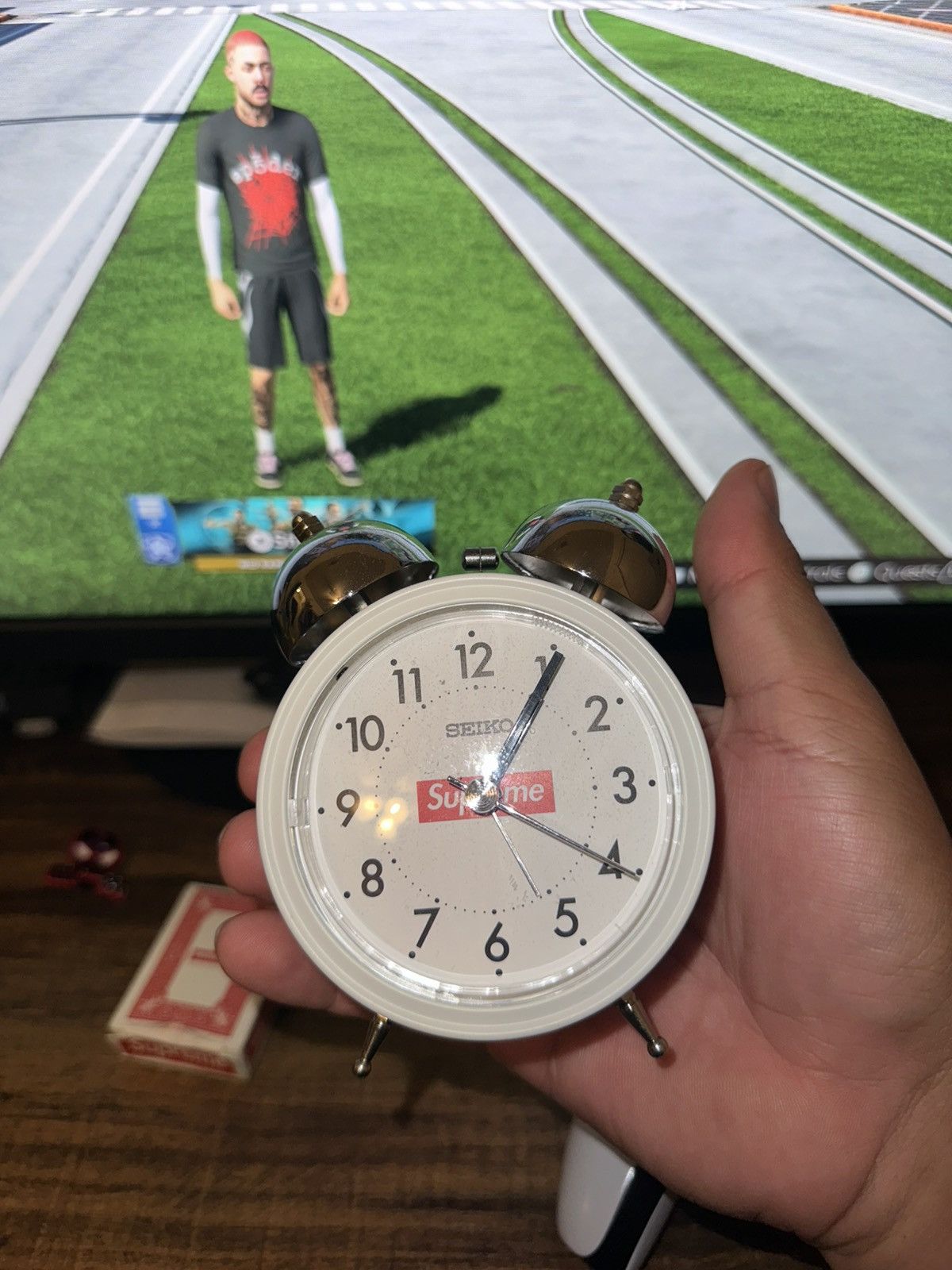 Supreme Seiko Alarm Clock Supreme Seiko Alarm Clock White FW22