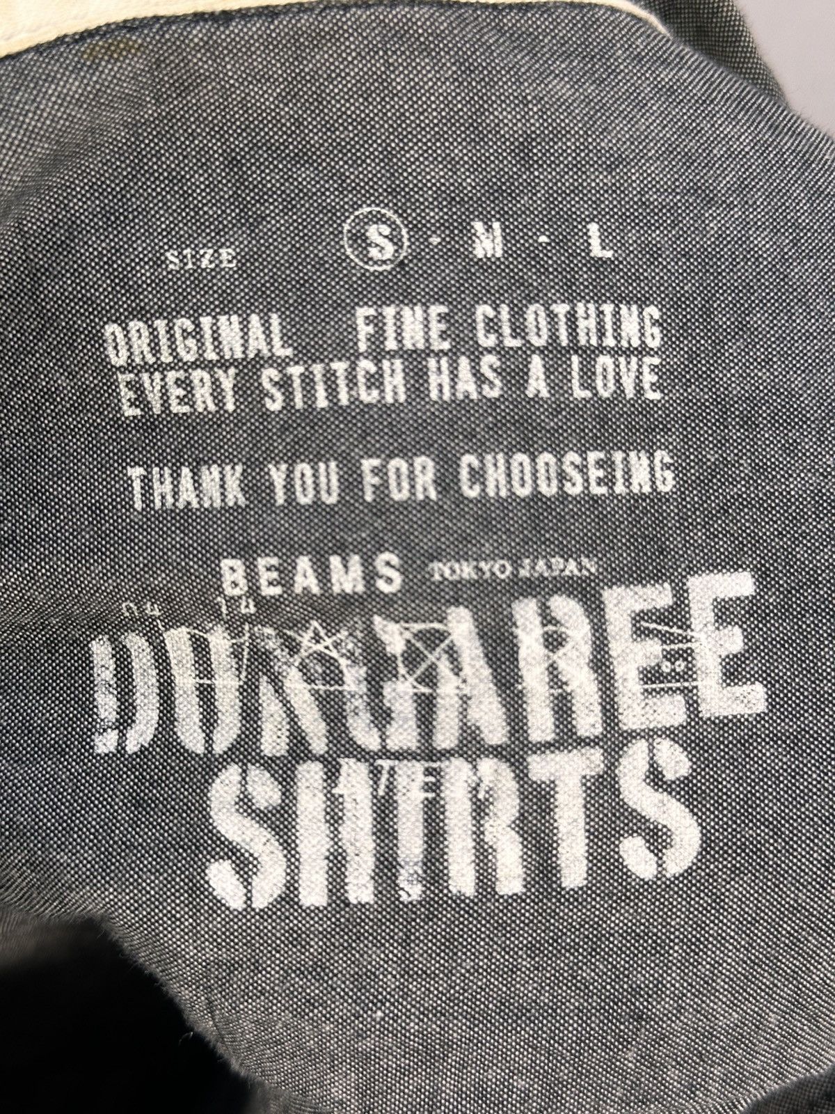 Beams Japan Beams Workwear Dungaree Shirt Button Up Size US M / EU 48-50 / 2 - 12 Thumbnail