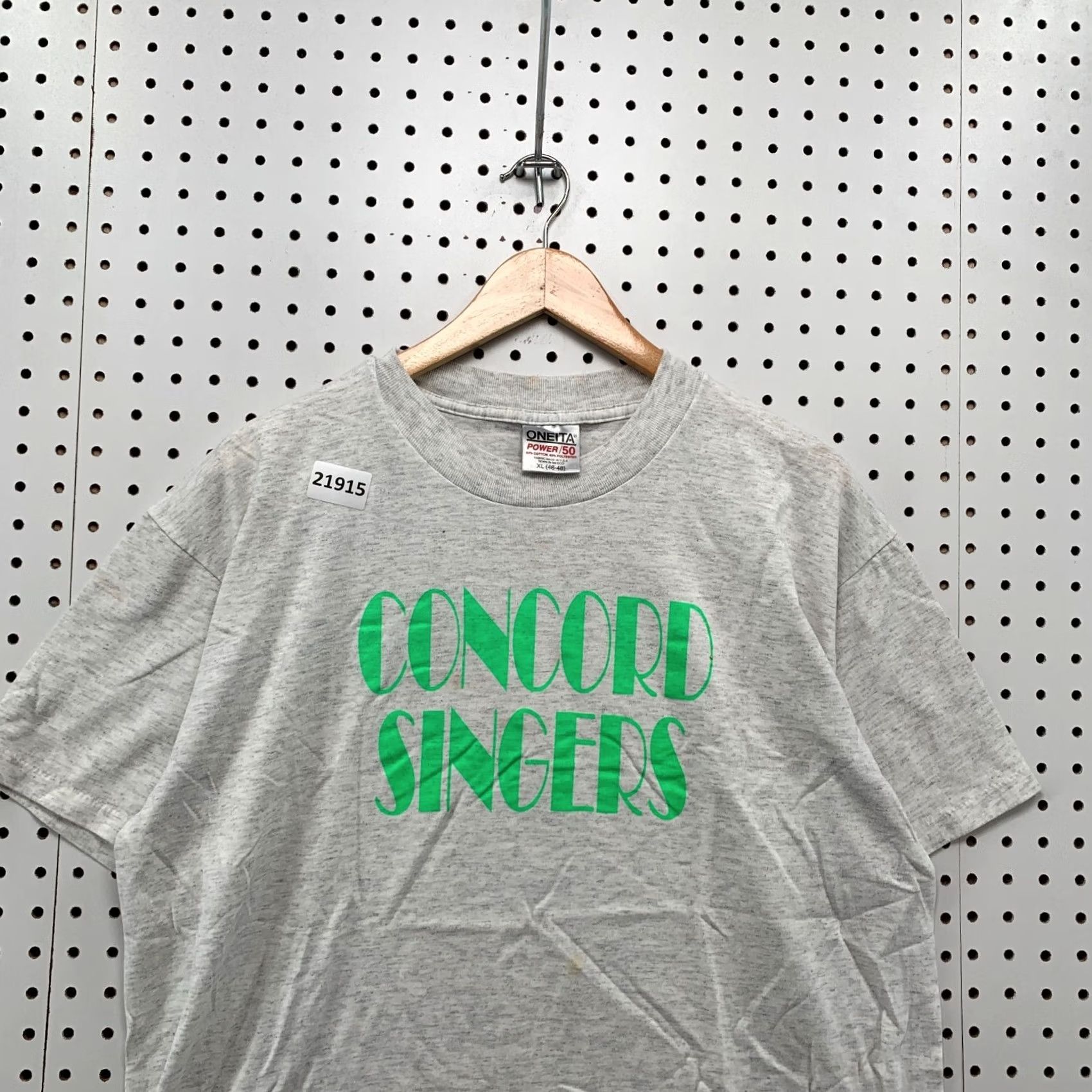 Vintage VINTAGE Concord Singers Shirt Gray XL Short Sleeve Mens 90s Music T-Shirt Size US XL / EU 56 / 4 - 6 Thumbnail