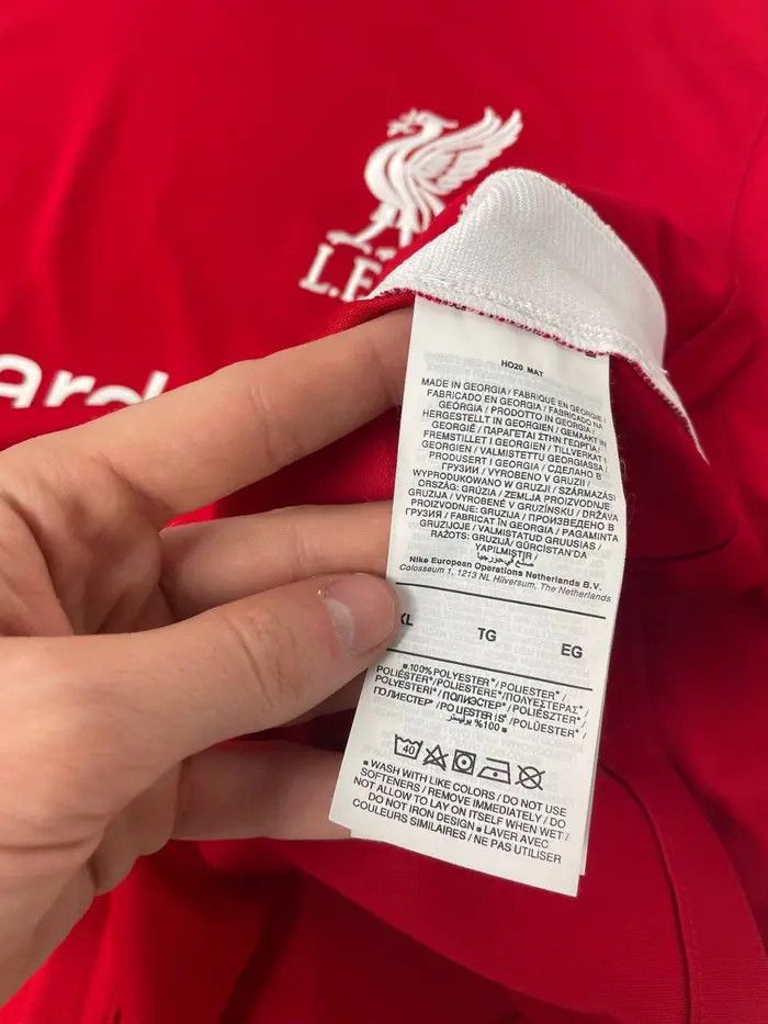Nike Nike Liverpool 2020 2021 Home Football Shirt Soccer Jersey Size US XL / EU 56 / 4 - 9 Thumbnail