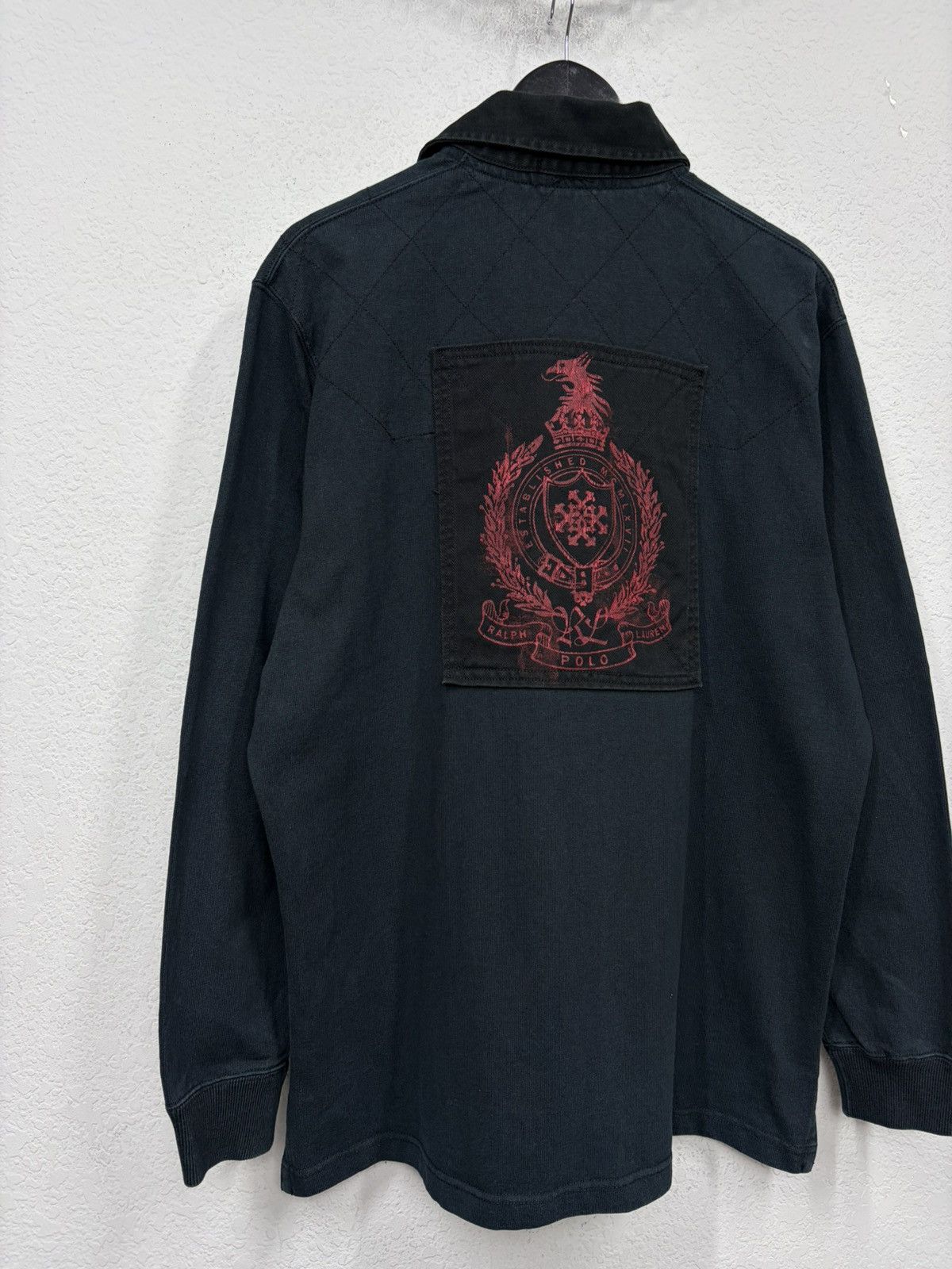 Polo Ralph Lauren Vintage Polo Ralph Lauren Rugby Polo Long Sleeve RRL Drake Size US L / EU 52-54 / 3 - 11 Thumbnail