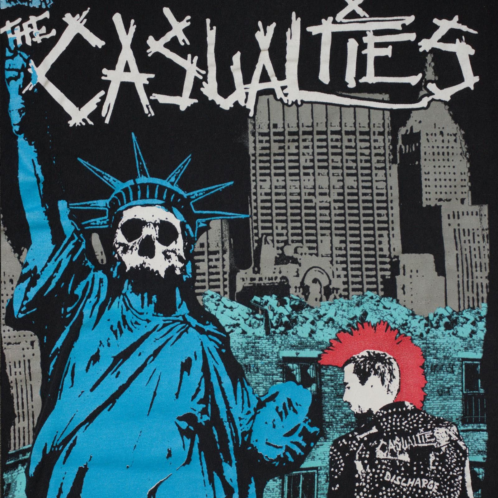 Vintage 2007 Casualties No Liberty Tee Size US M / EU 48-50 / 2 - 2 Thumbnail