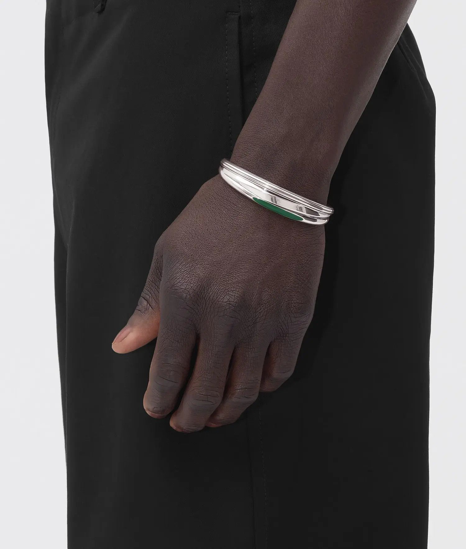 Bottega Veneta o1n1vont0425 Size: M / Trio Bracelet in Silver Size ONE SIZE - 3 Thumbnail