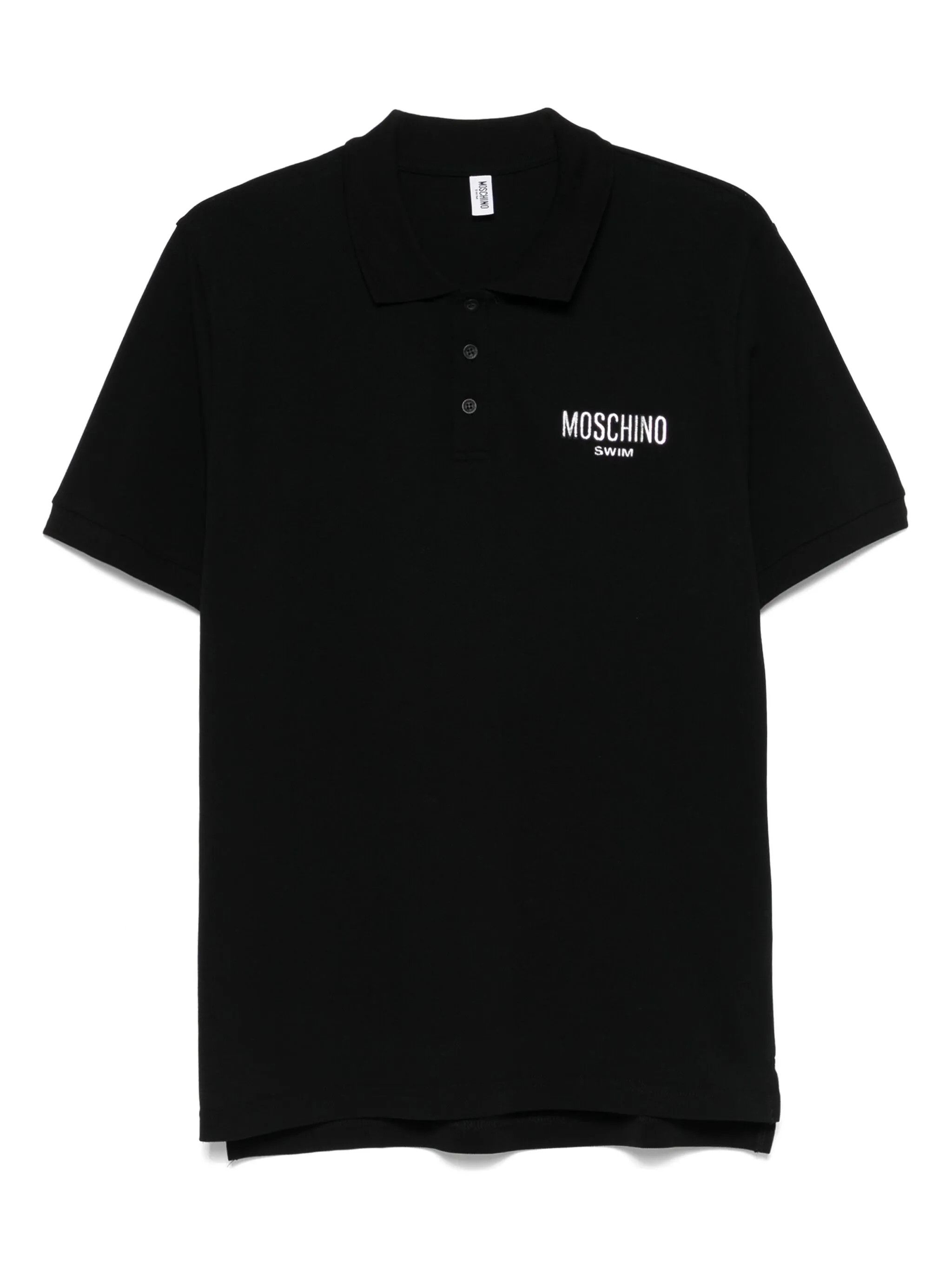 Moschino o1y0225 Logo Polo Shirt in Black Size US XS / EU 42 / 0 - 1 Thumbnail