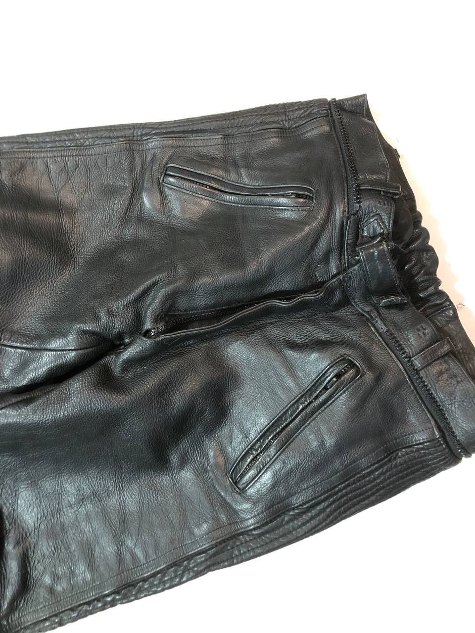 Genuine Leather Leder Motorcycle Leather Pants Vintage Size US 32 / EU 48 - 4 Thumbnail