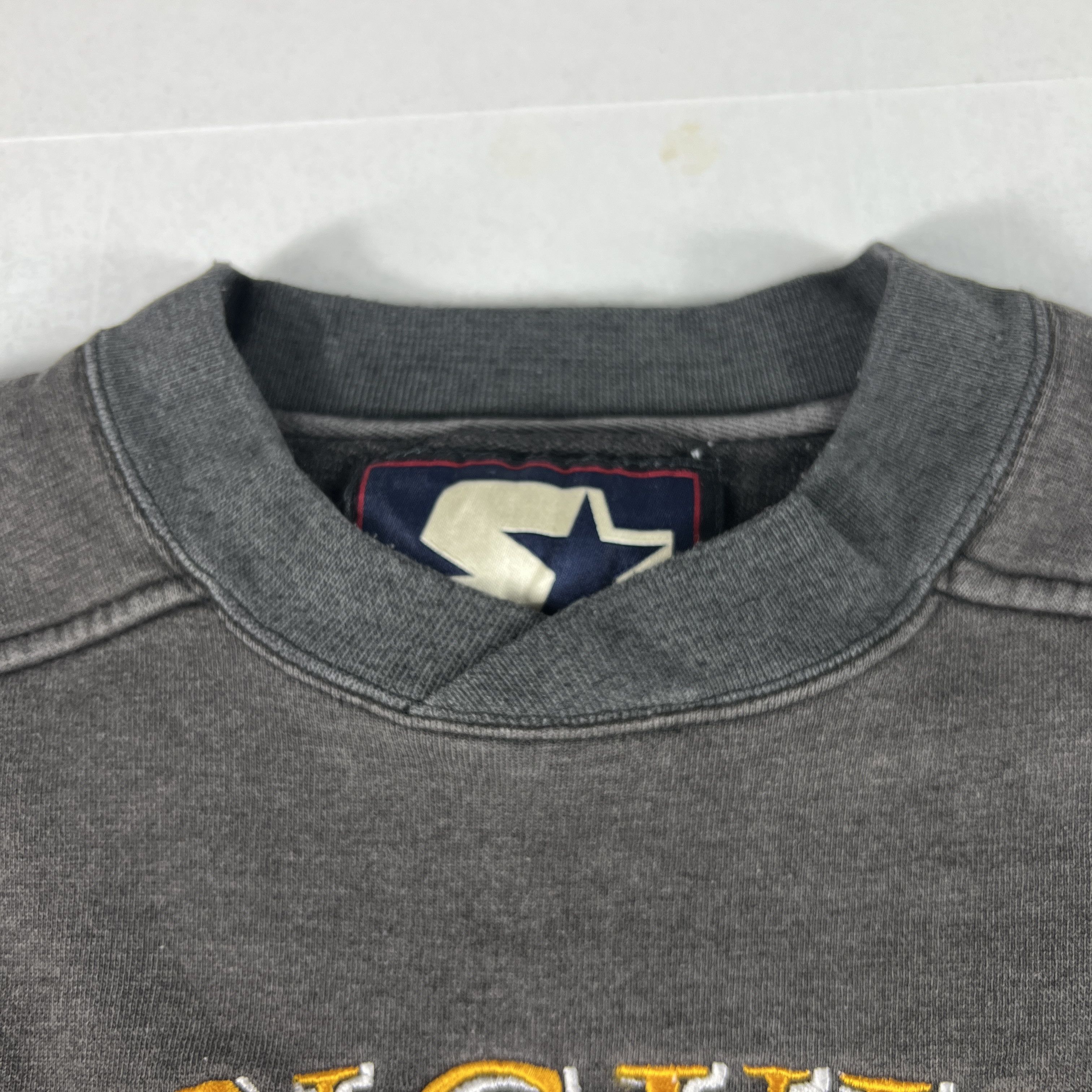 NHL × Starter × Vintage VTG Starter NHL Pittsburgh Penguins Sweater Faded Crewneck Size US M / EU 48-50 / 2 - 6 Thumbnail