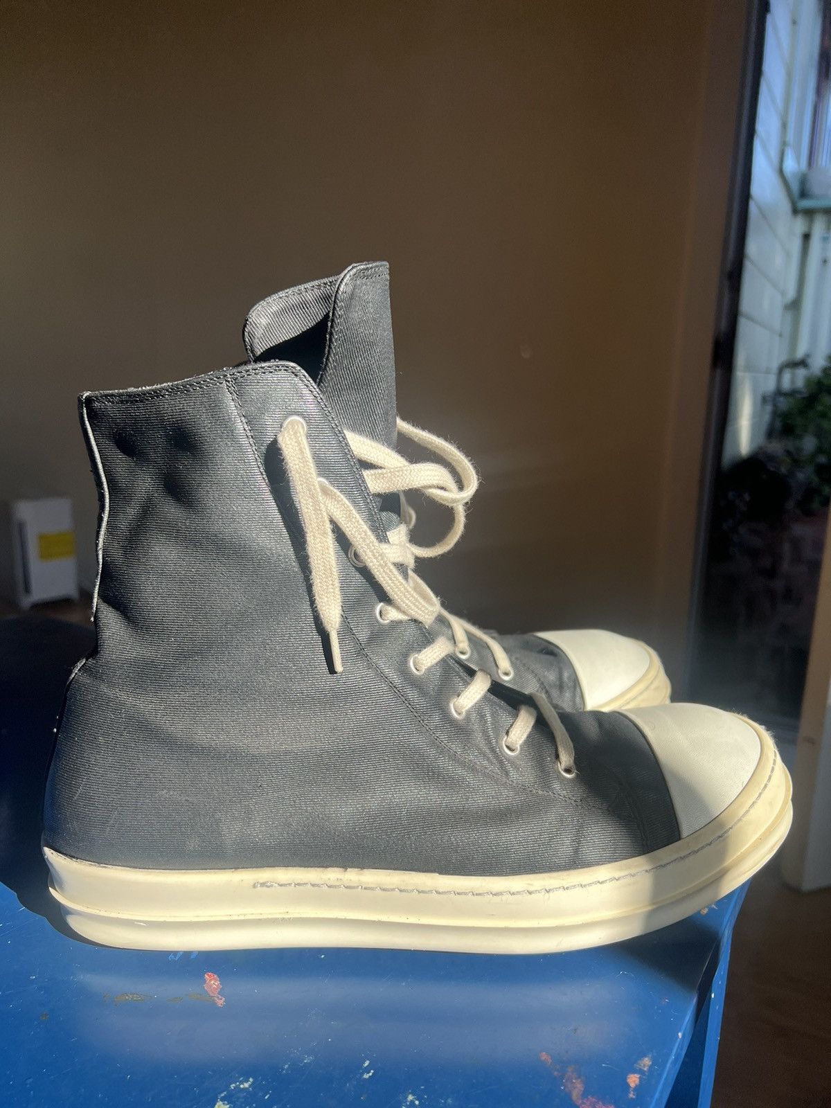 Rick Owens × Rick Owens Drkshdw Rick Owens Ramones Size US 13 / EU 46 - 1 Thumbnail