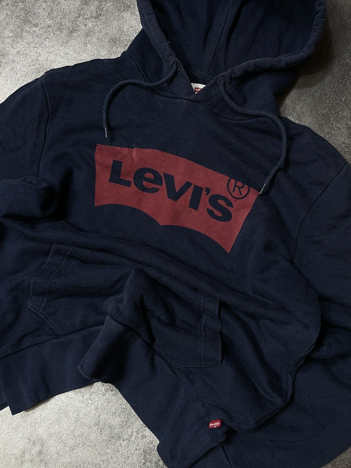 Levi's Levis Hoodie Big Logo Spellout y2k Size US S / EU 44-46 / 1 - 2 Thumbnail