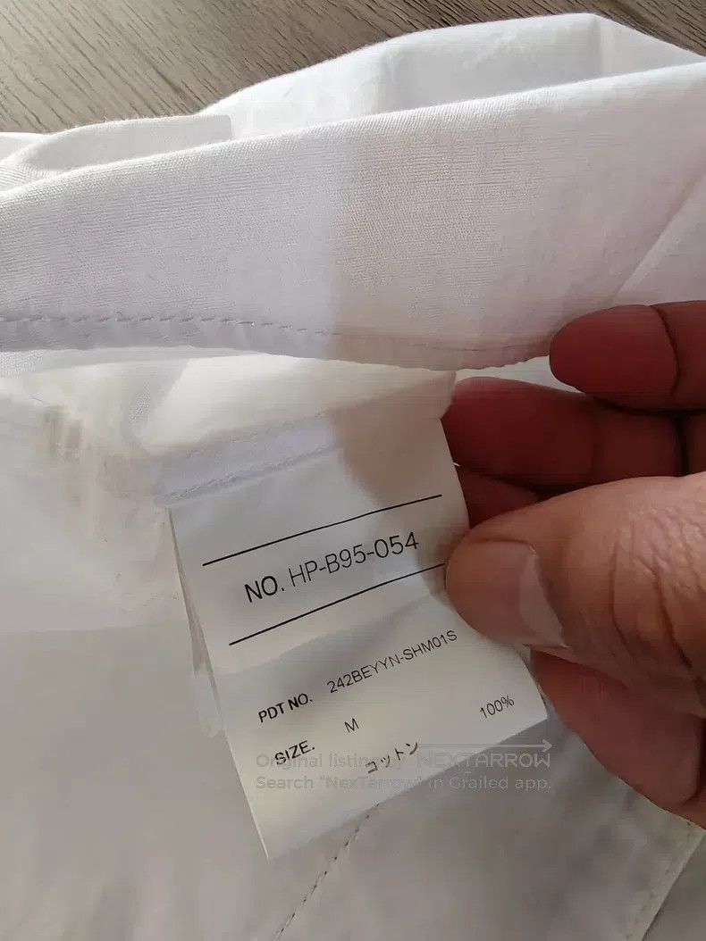 Neighborhood Neighborhood Yamamoto Collaborative Printed Long Sleeve Sh Size US M / EU 48-50 / 2 - 9 Thumbnail