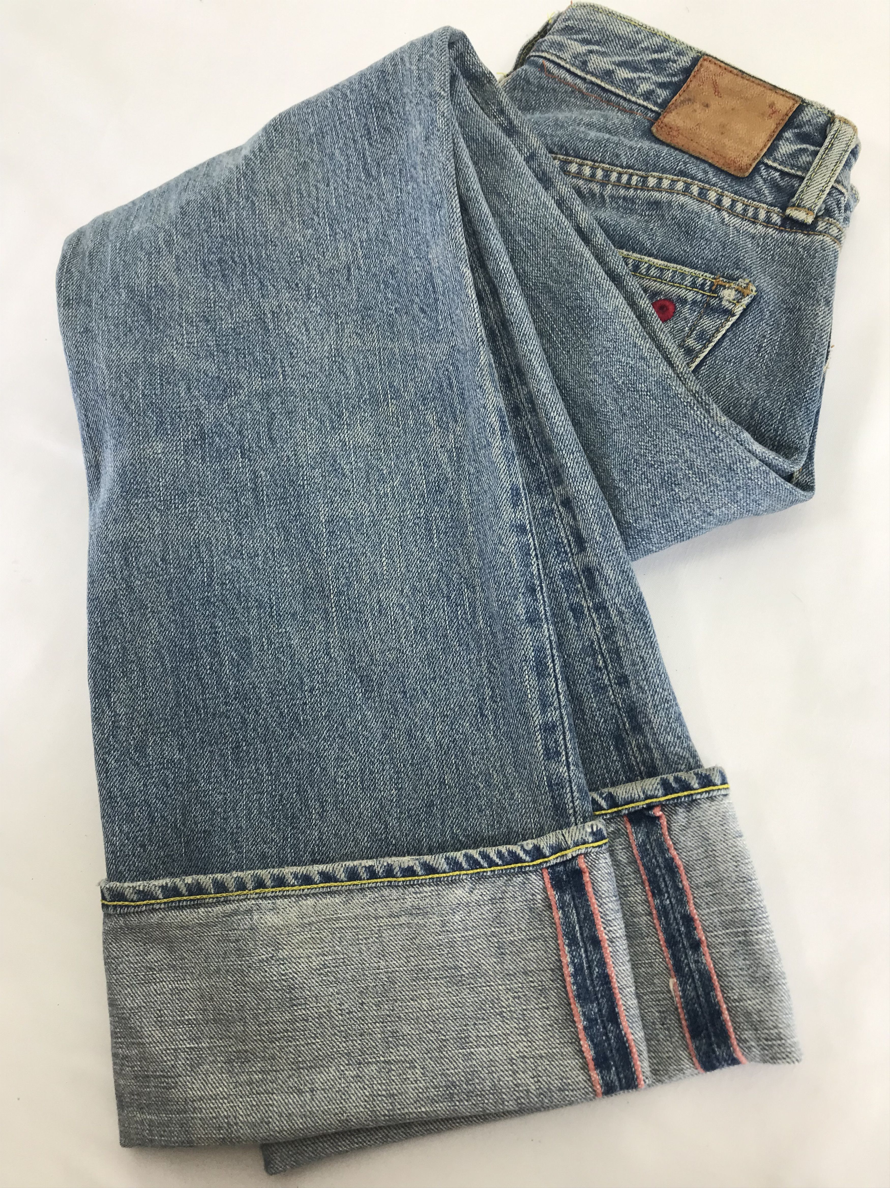 Hiroshi Kato Vintage Kato By Hiroshi Kato Selvedge Jeans Red Line Denim Size US 29 - 14 Thumbnail