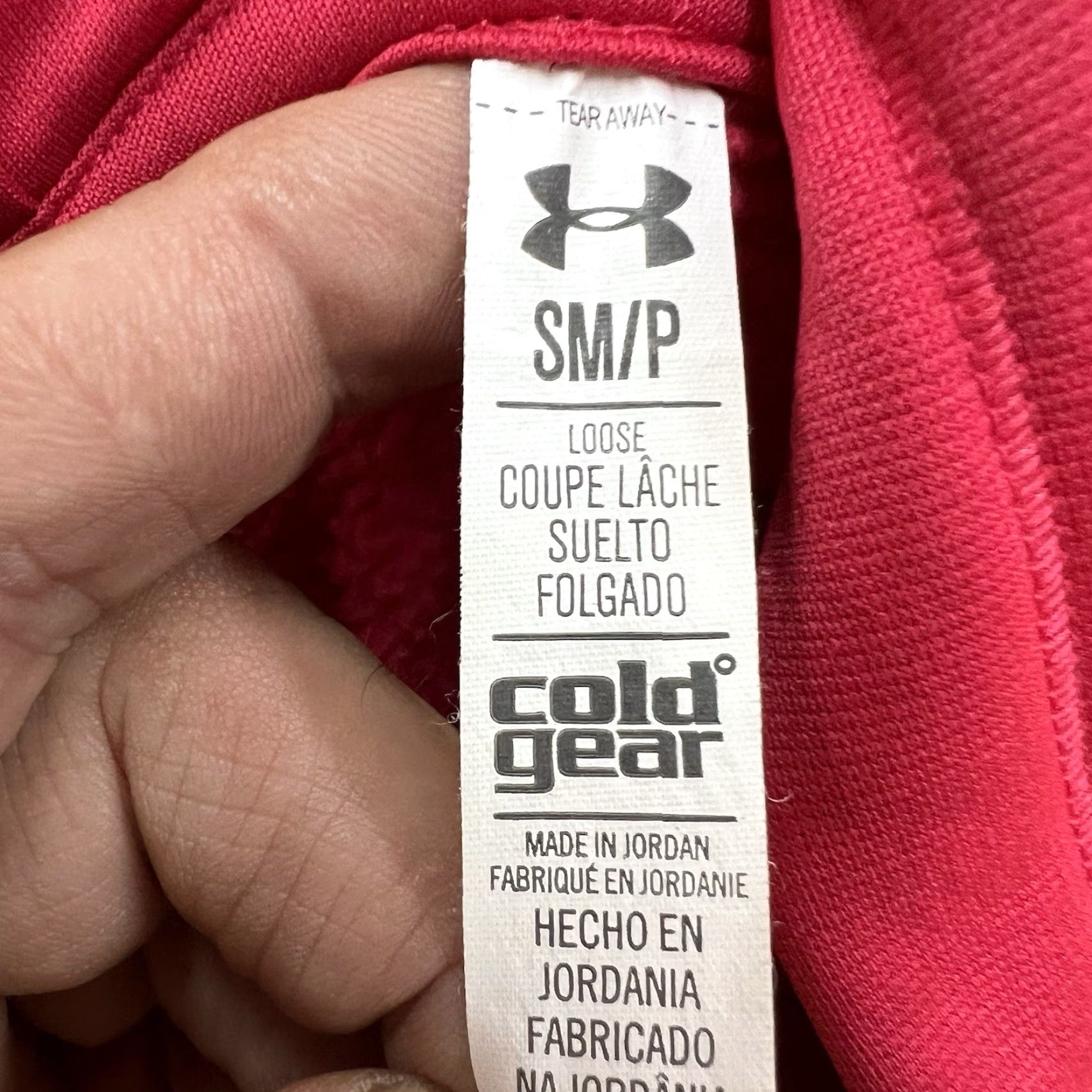 Under Armour Under Armour Cold Gear Loose Fit Fleece Lined Hoodie Womens S Pink Regular Pullover Logo Embroidered Activewear Coat? Size S / US 4 / IT 40 - 6 Thumbnail