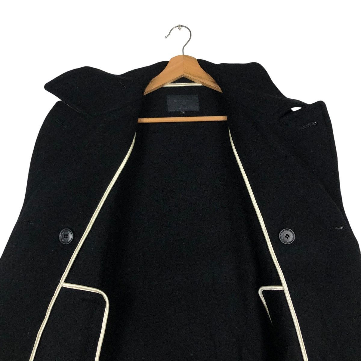 Vintage 🔥WOOL JACKET DOUBLE COLLAR ALL GOOD THINGS ISSEY MIYAKE Size US L / EU 52-54 / 3 - 16 Thumbnail