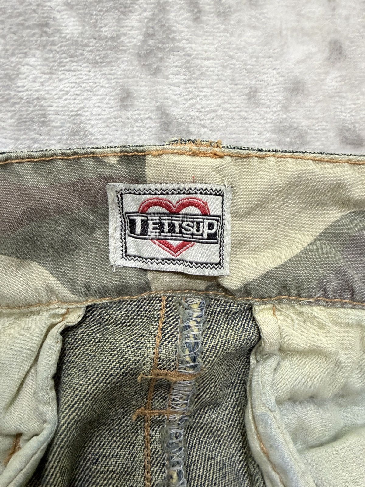 Le Grande Bleu (L.G.B.) TETTSUP Utility 3D Pocket Distressed Low Rise Skinny Cargo Size US 30 / EU 46 - 14 Thumbnail