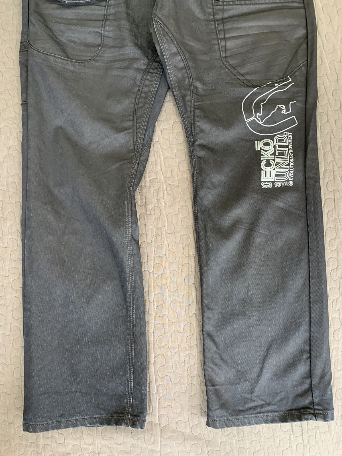 Ecko Unltd. Ecko Unltd. Big Logo Denim Jeans Size US 34 / EU 50 - 15 Thumbnail