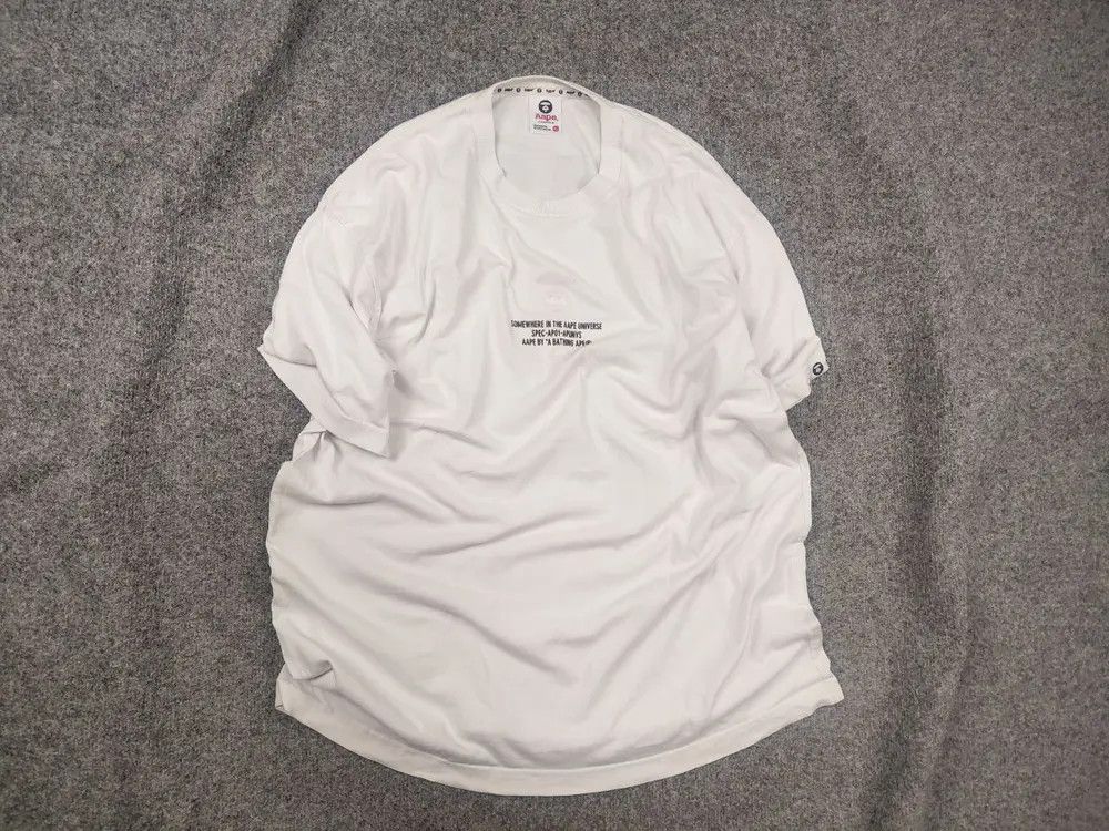 Aape Aape by a Bathing ape Cotton Logo UNVS t shirt Vintage Japan Size US XL / EU 56 / 4 - 1 Thumbnail