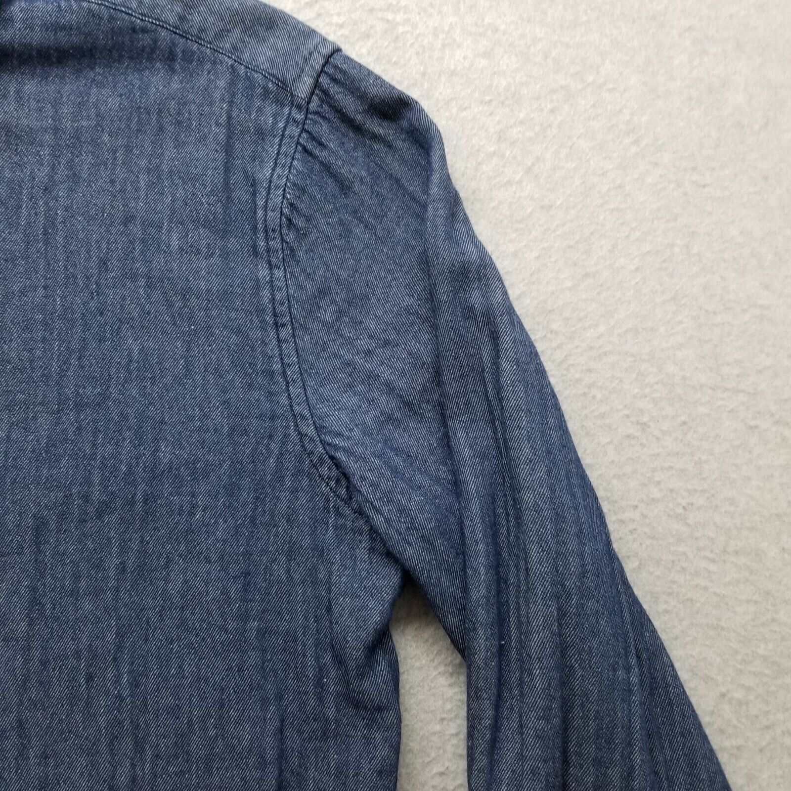 UNTUCKit UNTUCKit Shirt Mens Large Blue Button Up Long Sleeve Cotton Size US L / EU 52-54 / 3 - 5 Thumbnail