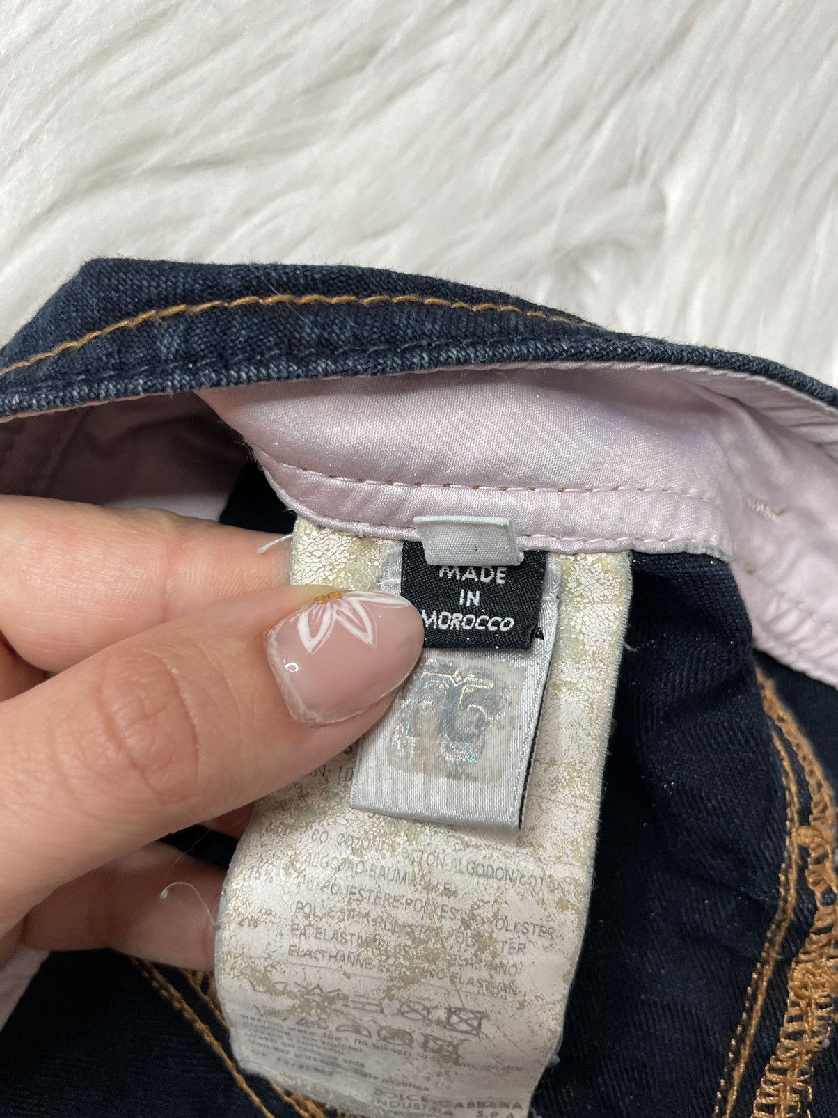 Dolce & Gabbana × Vintage vintage monogram denim midi skirt D&G Size 29" - 7 Thumbnail