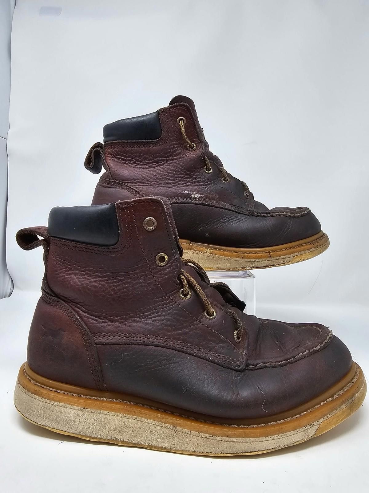 Other Mens 8 D Red Wing Irish Setter Brown Leather Chukka Work Size US 8 / EU 41 - 1 Thumbnail