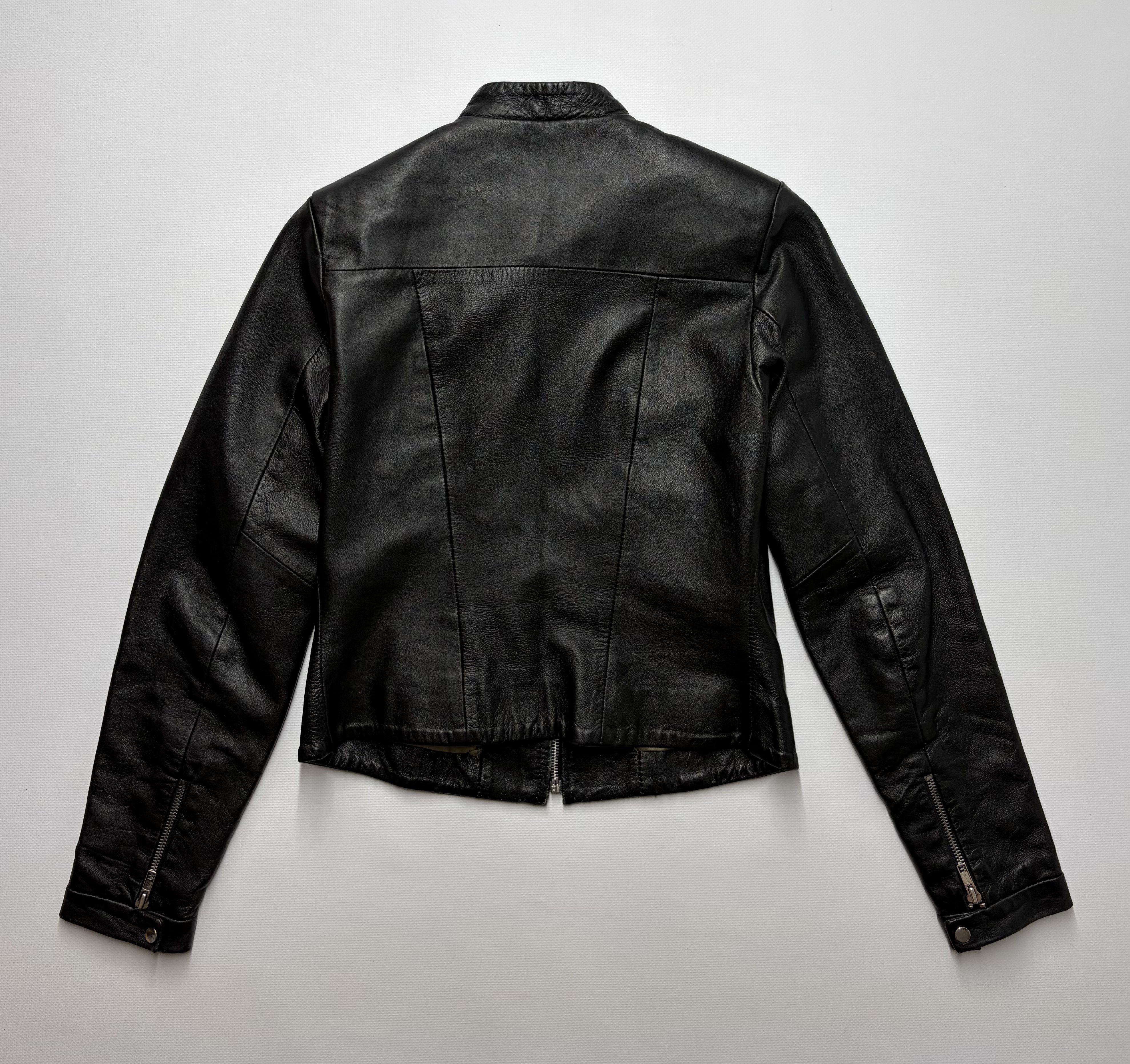 Vintage Vintage Women's Crop Leather Jacket Size M / US 6-8 / IT 42-44 - 8 Thumbnail