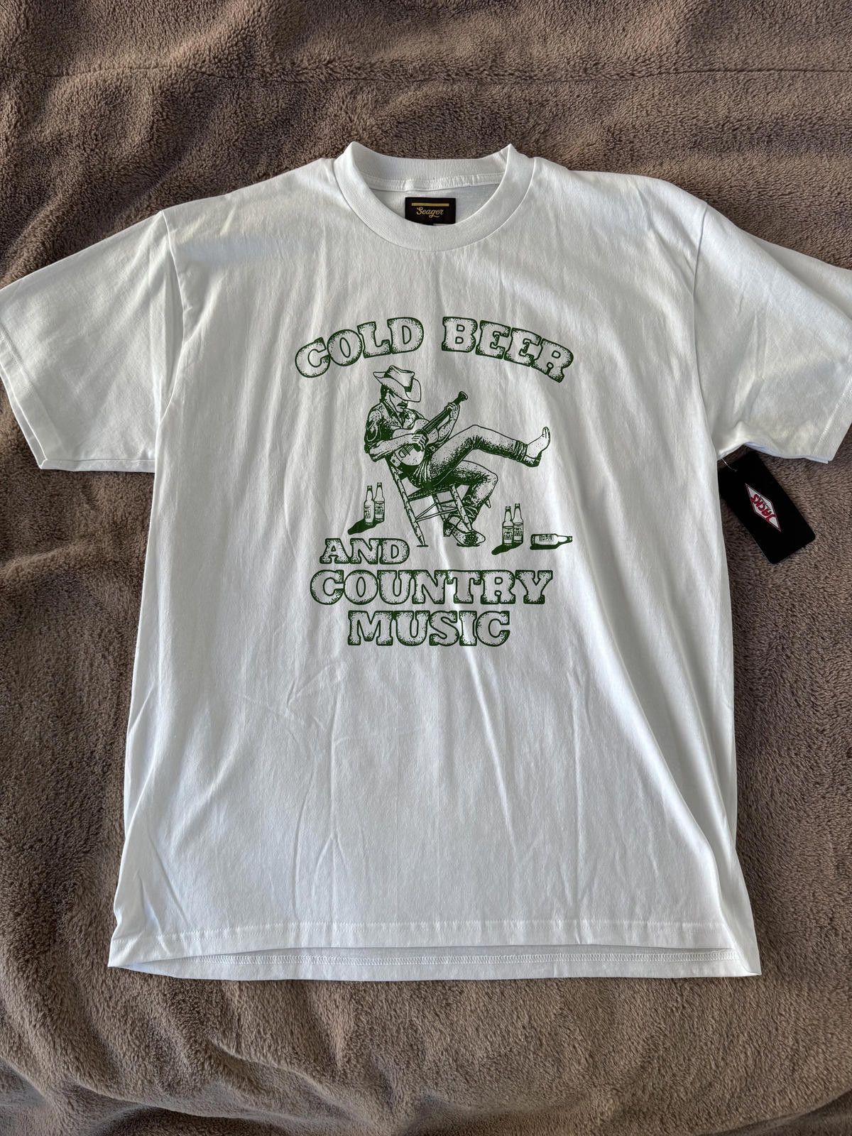 Other Country Music Graphic T-Shirt 'Cold Beer and Country Music' Size US L / EU 52-54 / 3 - 1 Thumbnail