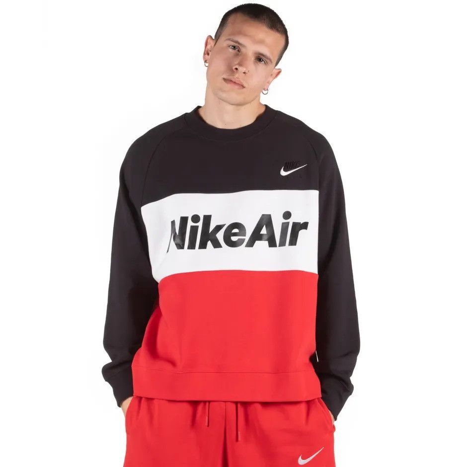Nike Sweatshirt crewneck Nike Air color block Size US M / EU 48-50 / 2 - 2 Thumbnail